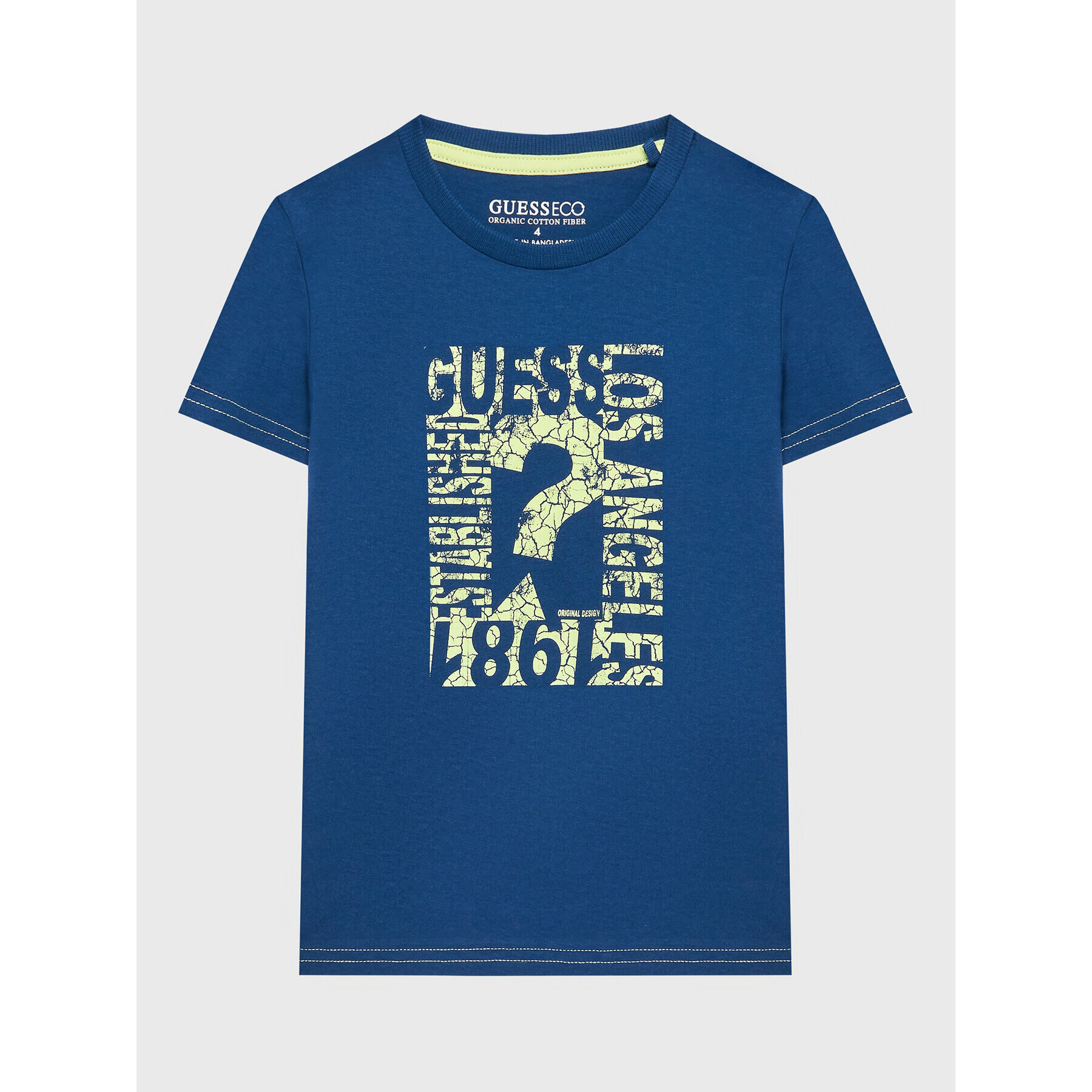 Guess Тишърт N3GI00 K8HM0 Син Regular Fit - Pepit.bg