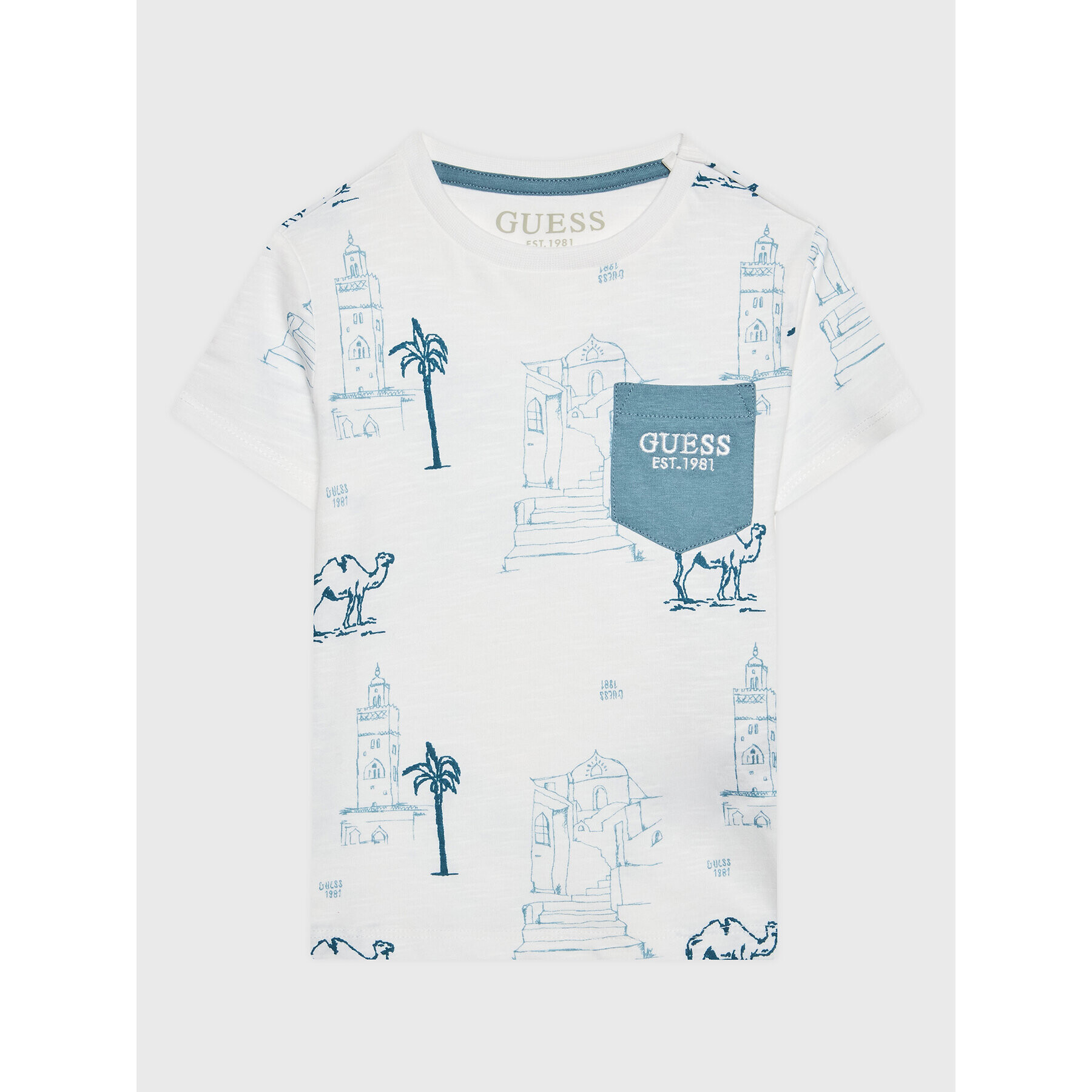 Guess Тишърт N3GI12 K6XN3 Цветен Regular Fit - Pepit.bg