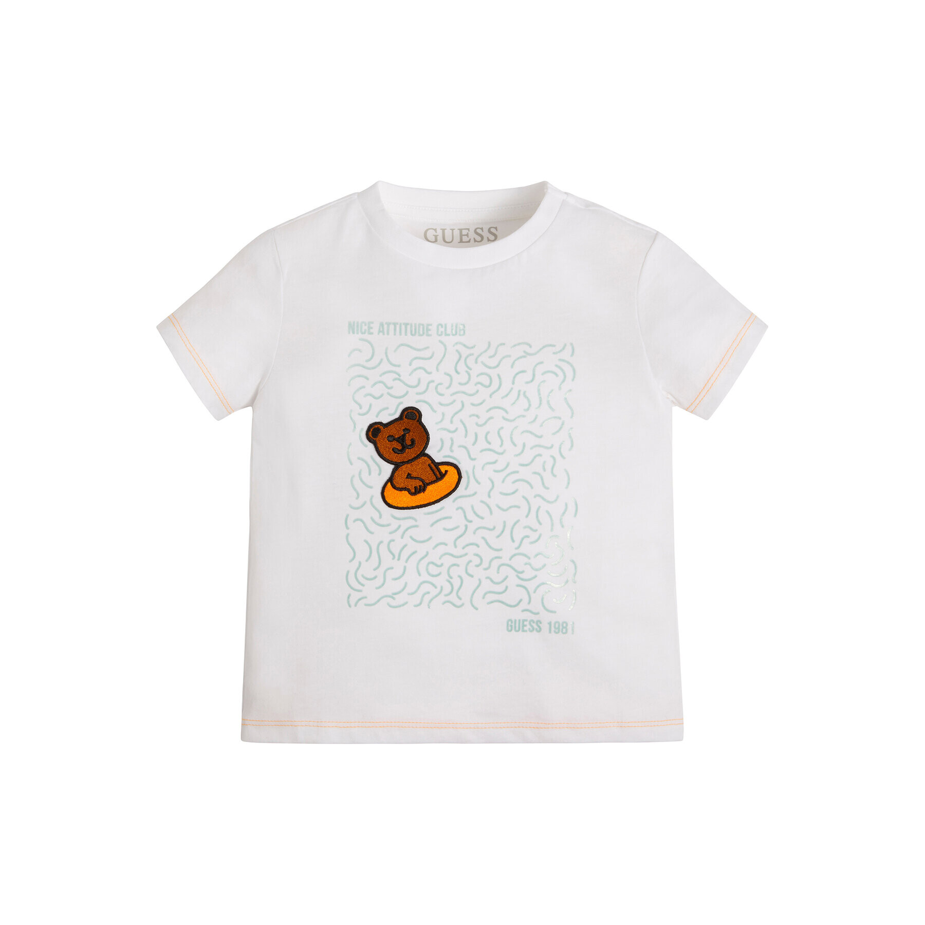 Guess Тишърт N3GI20 K8HM3 Бял Regular Fit - Pepit.bg