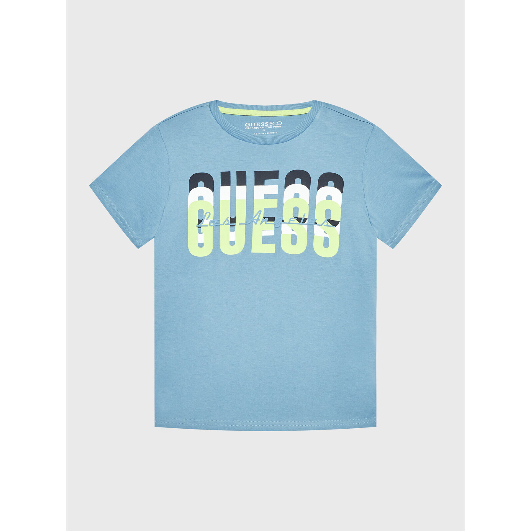 Guess Тишърт N3RI01 K8HM0 Син Regular Fit - Pepit.bg
