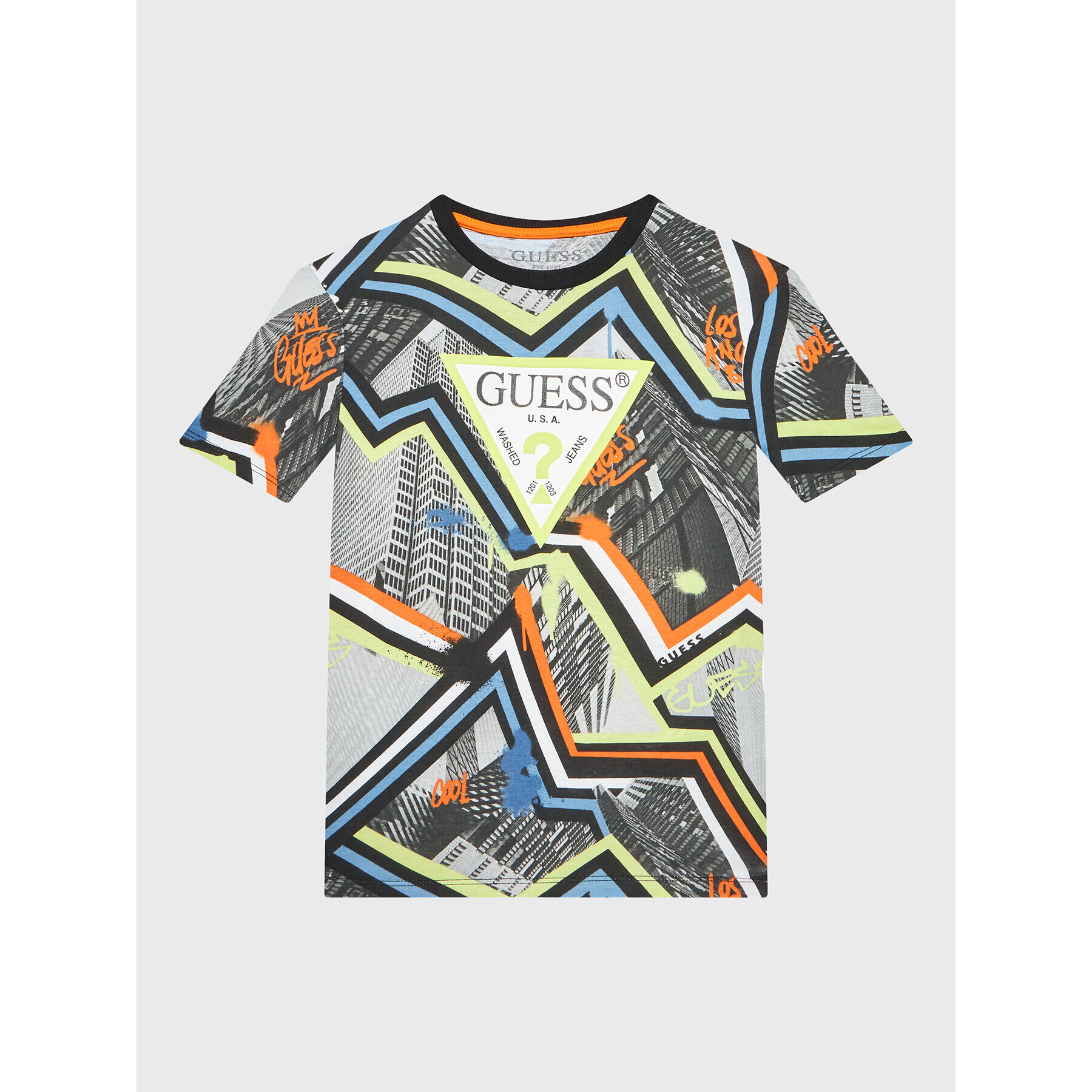 Guess Тишърт N3RI06 K8HM3 Цветен Regular Fit - Pepit.bg