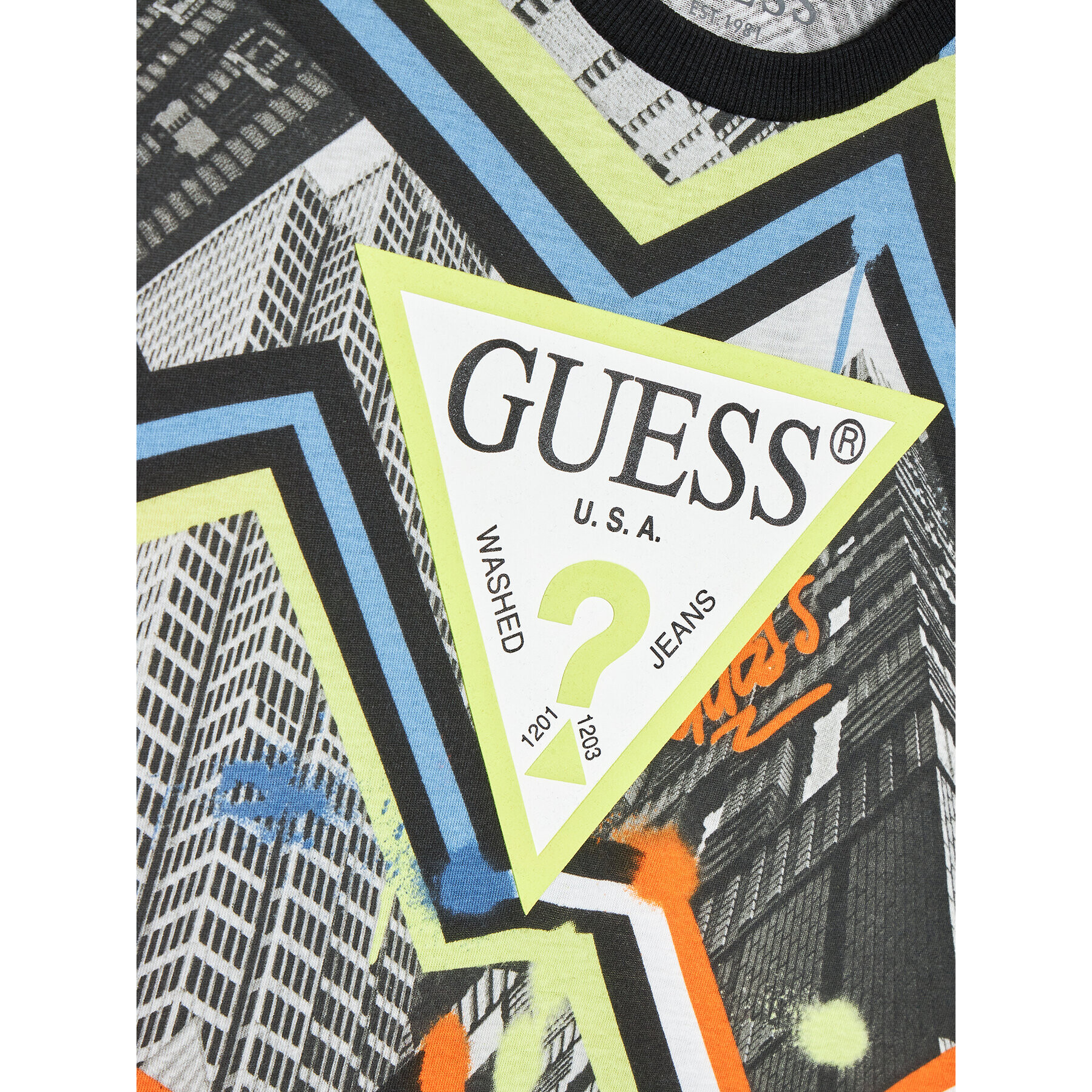 Guess Тишърт N3RI06 K8HM3 Цветен Regular Fit - Pepit.bg