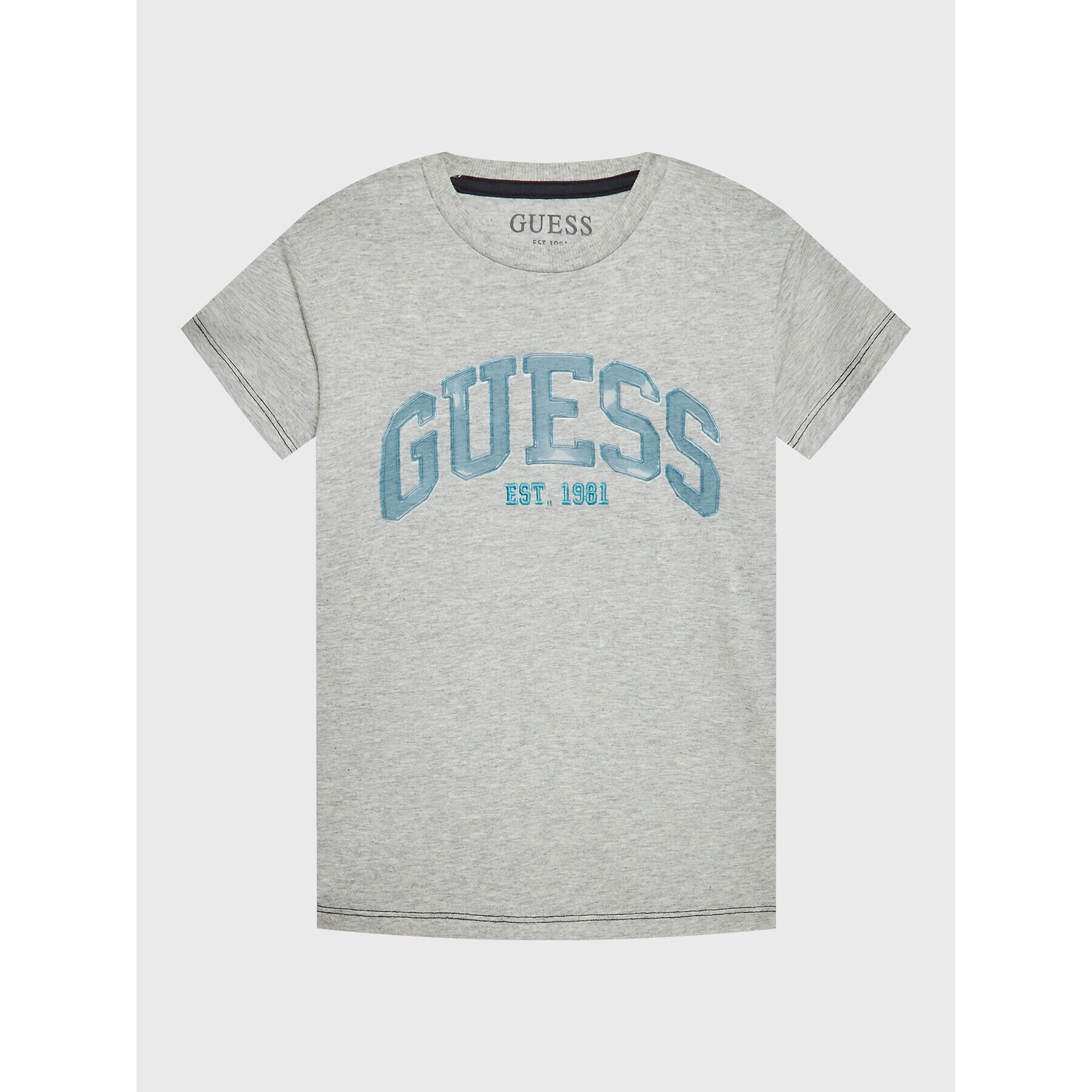 Guess Тишърт N3RI07 K8HM3 Сив Regular Fit - Pepit.bg
