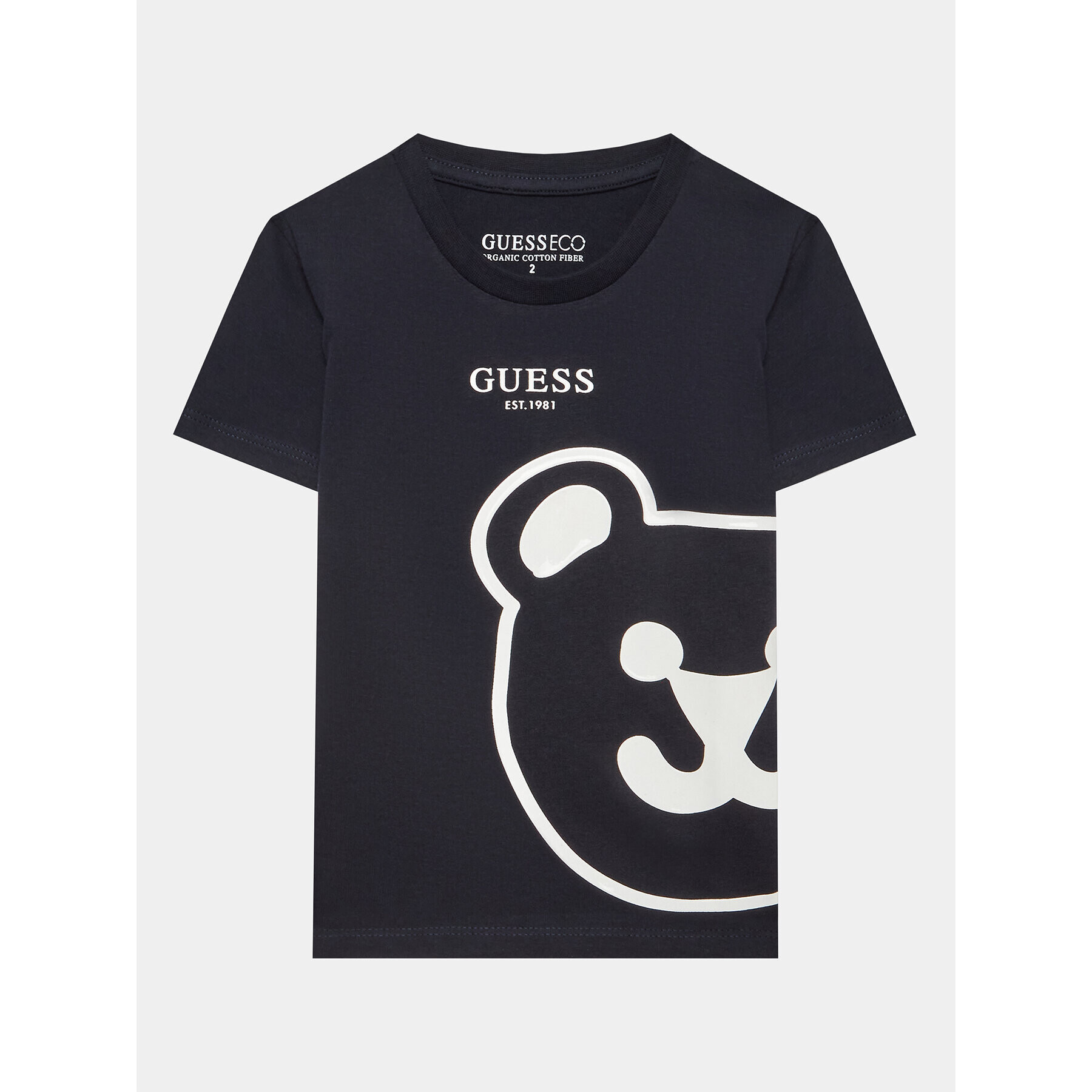 Guess Тишърт N3YI06 K8HM4 Тъмносин Regular Fit - Pepit.bg