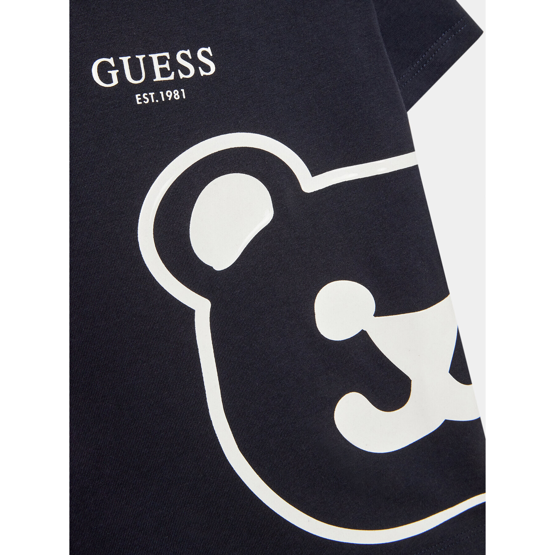Guess Тишърт N3YI06 K8HM4 Тъмносин Regular Fit - Pepit.bg