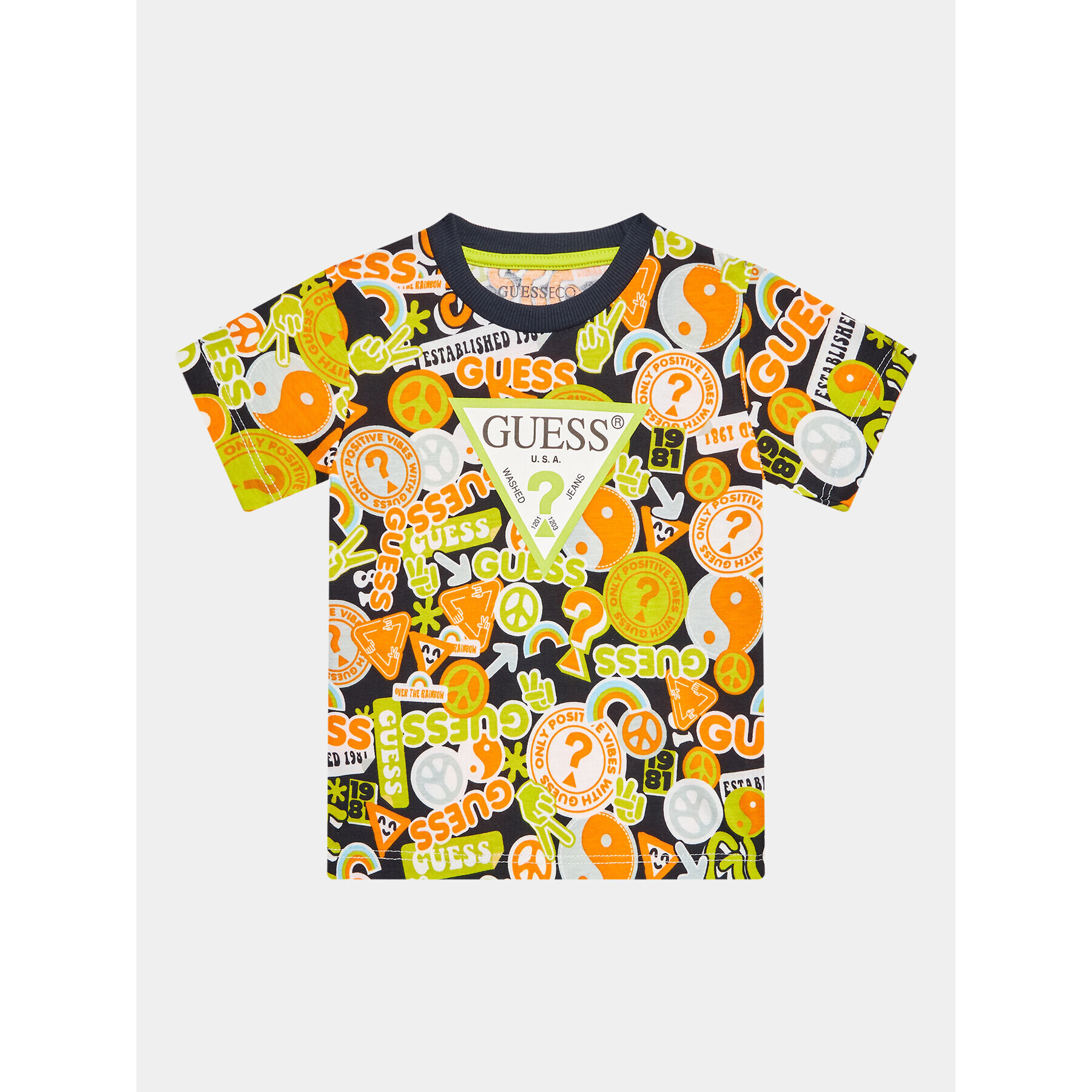 Guess Тишърт N3YI30 K8HM3 Черен Regular Fit - Pepit.bg