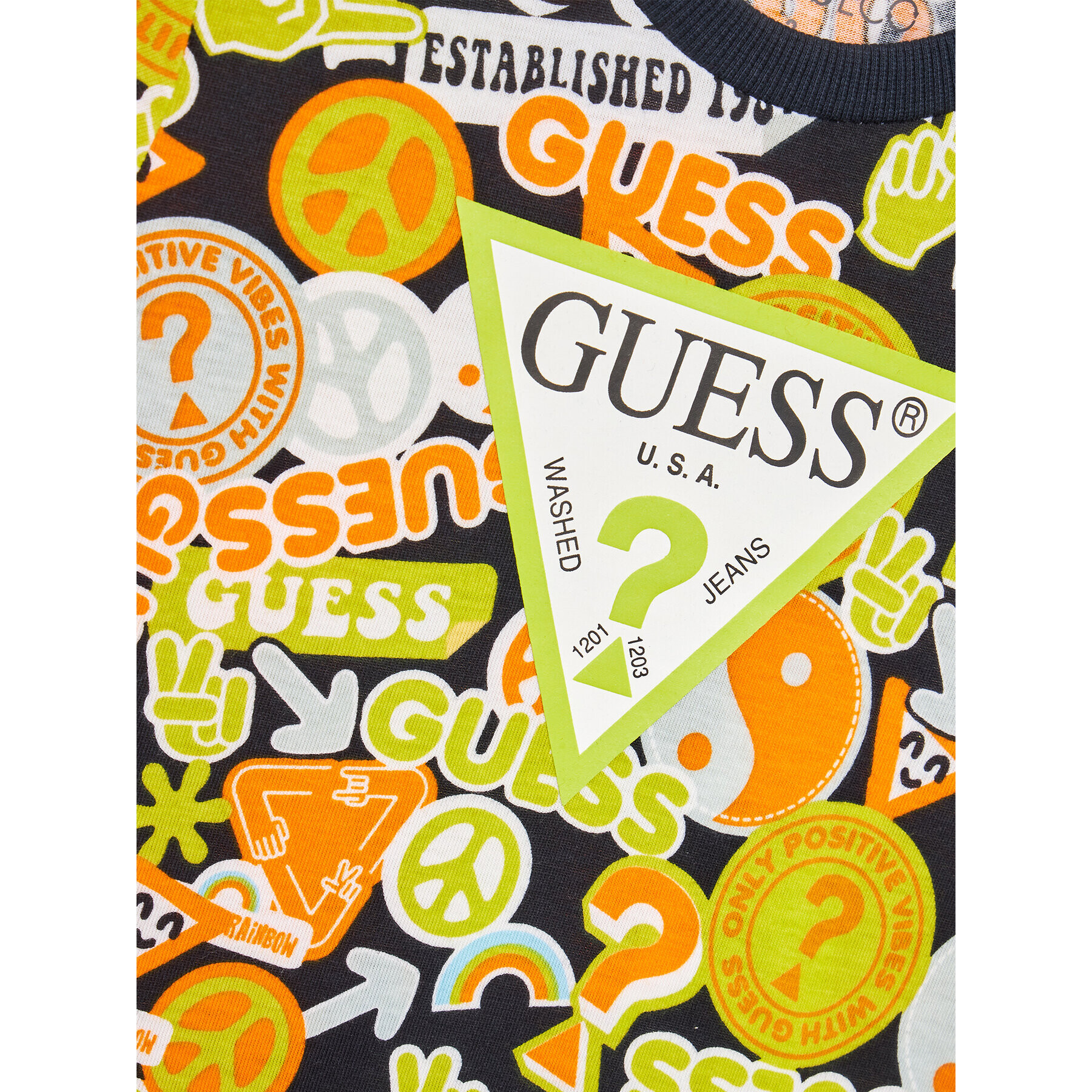 Guess Тишърт N3YI30 K8HM3 Черен Regular Fit - Pepit.bg
