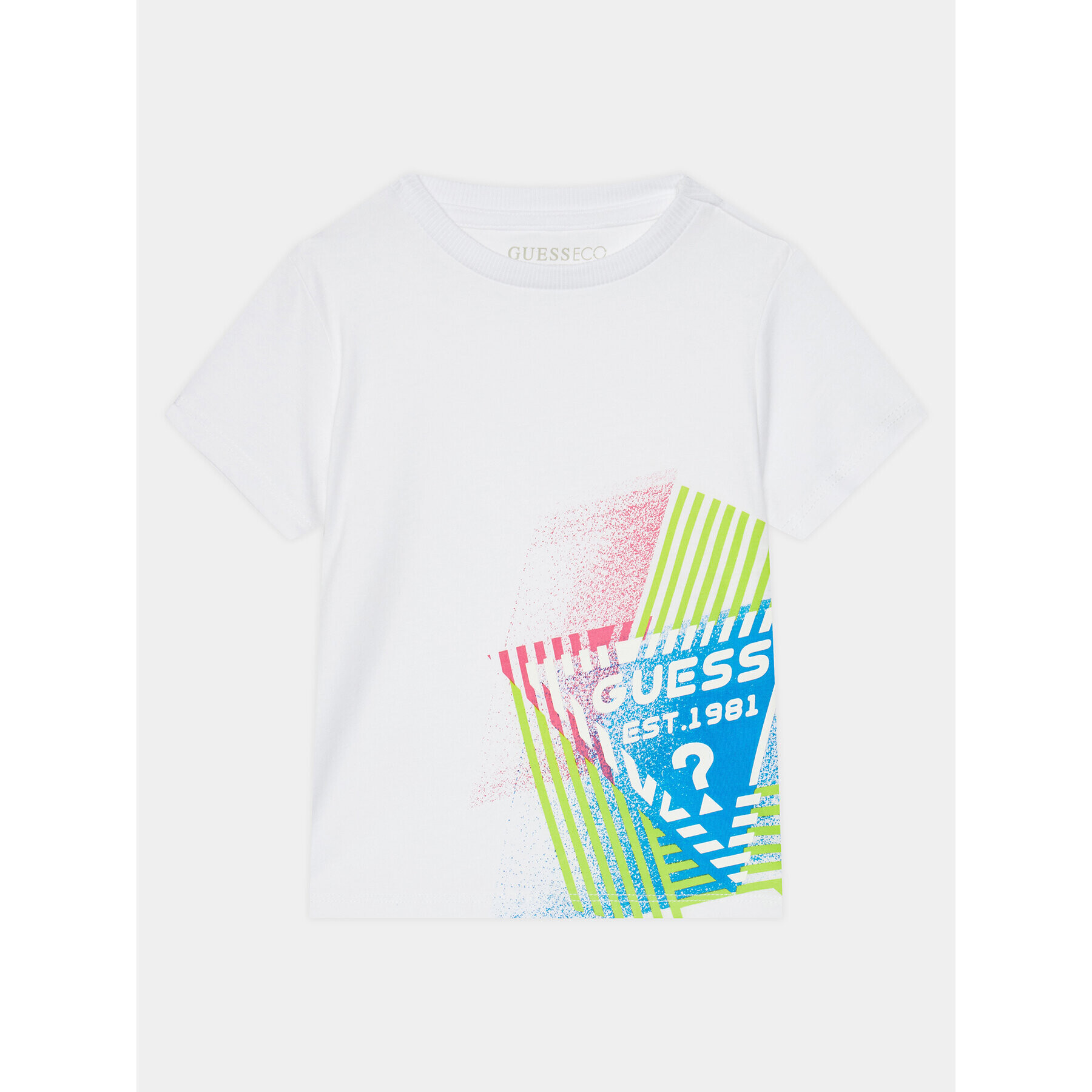 Guess Тишърт N4RI02 K8HM4 Бял Regular Fit - Pepit.bg