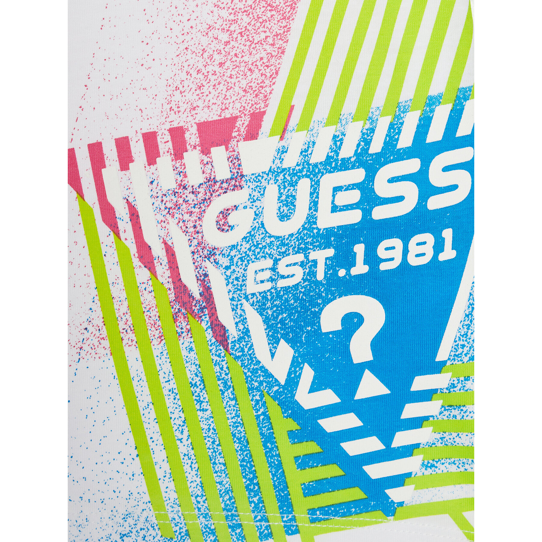 Guess Тишърт N4RI02 K8HM4 Бял Regular Fit - Pepit.bg