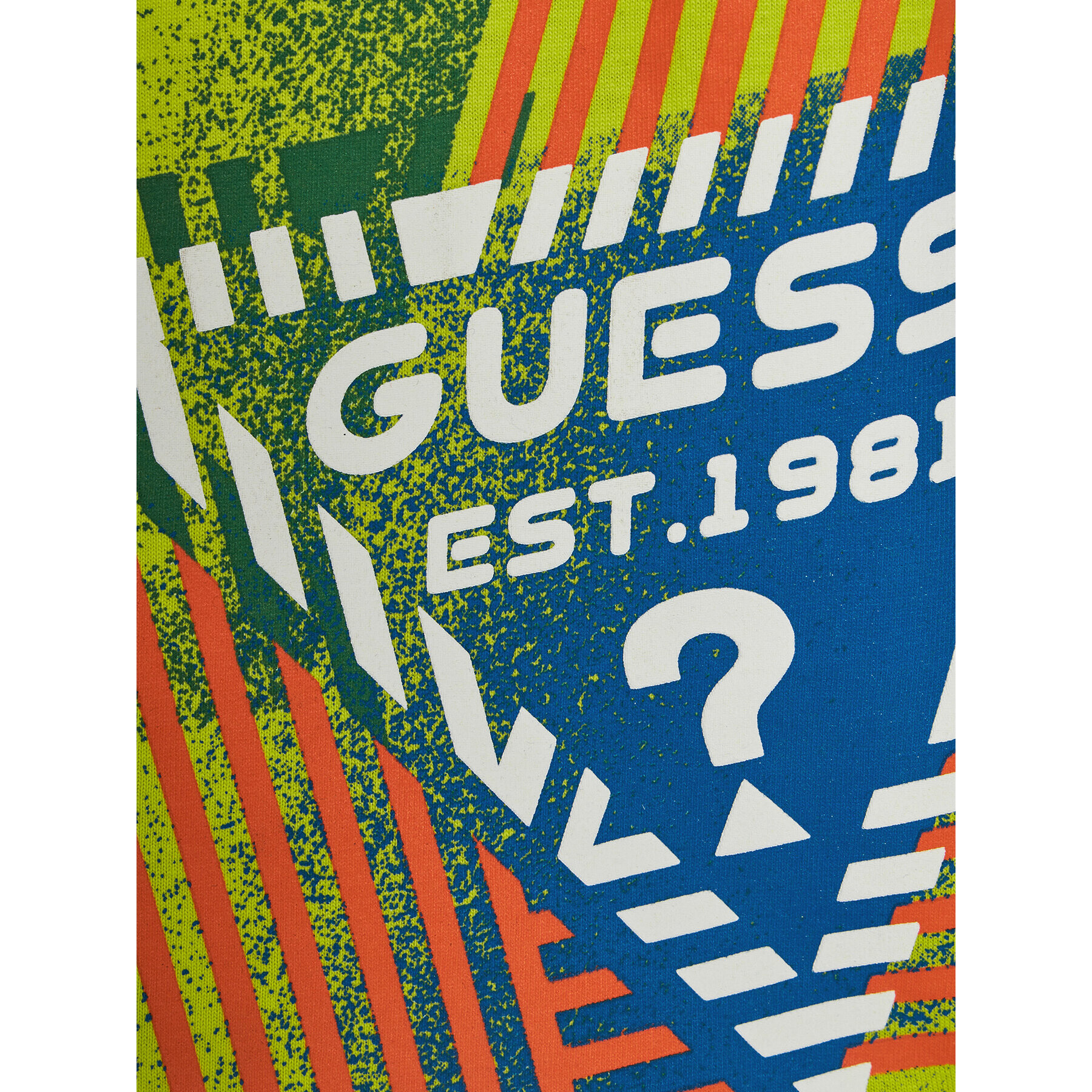 Guess Тишърт N4RI02 K8HM4 Зелен Regular Fit - Pepit.bg