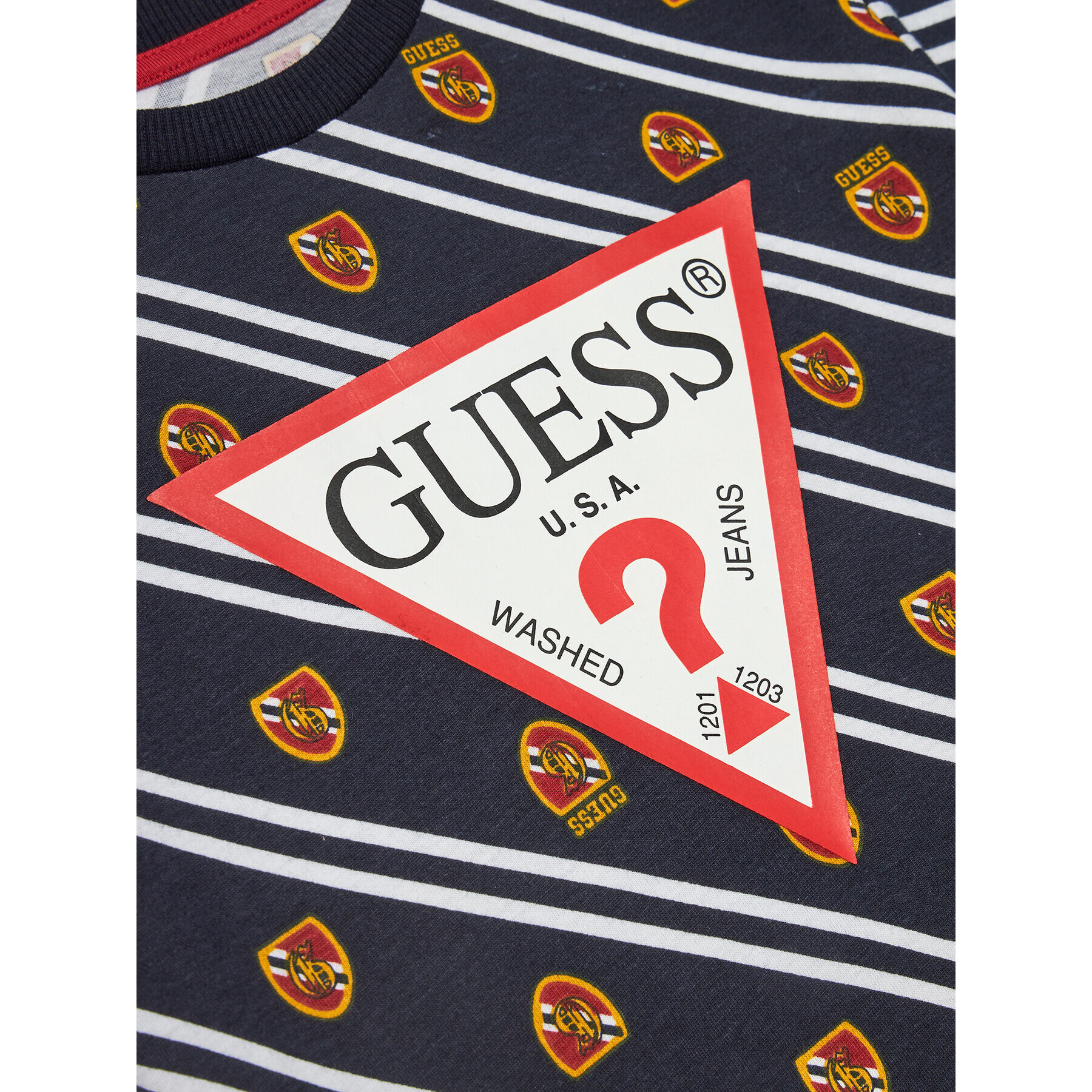 Guess Тишърт N4RI03 K8HM3 Тъмносин Regular Fit - Pepit.bg