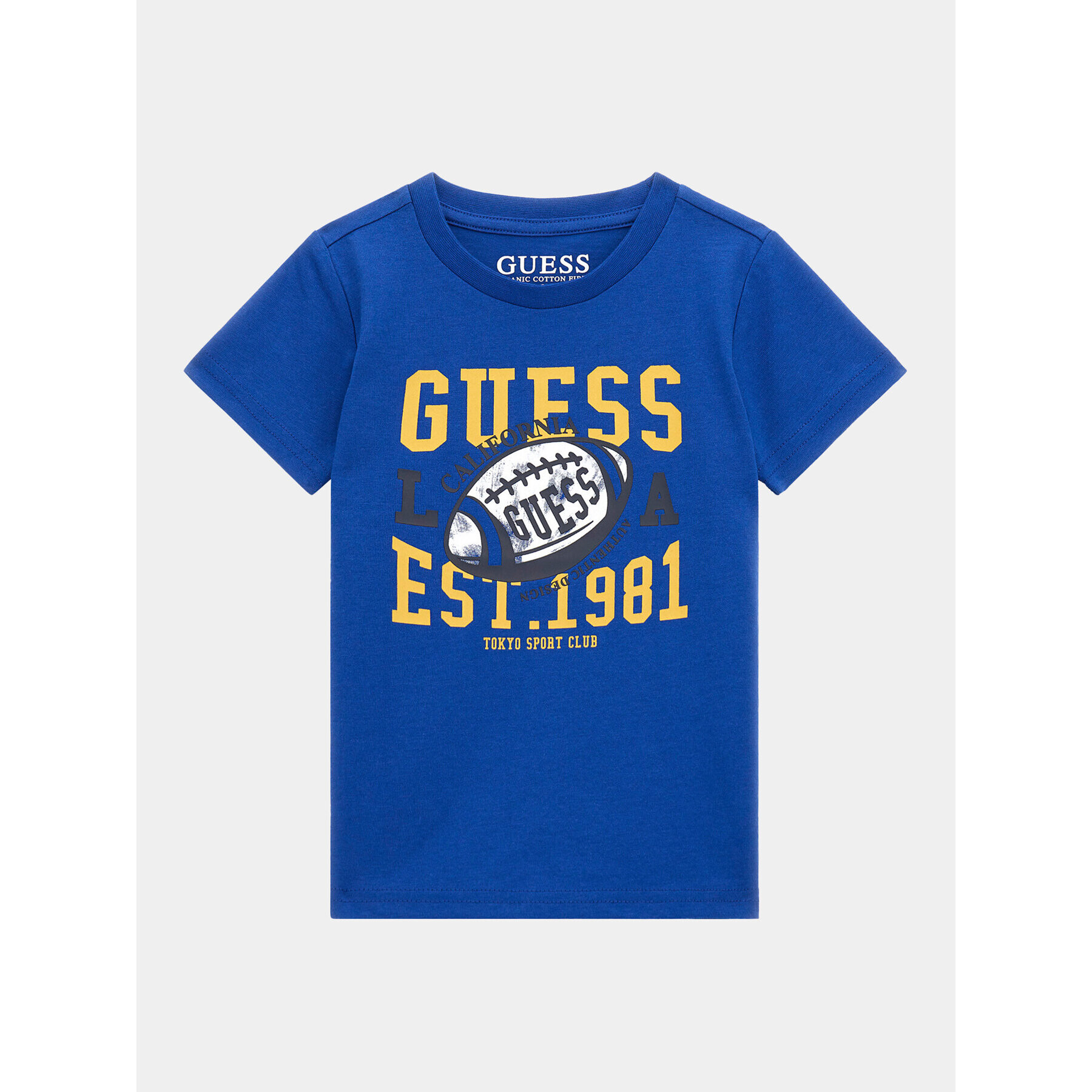Guess Тишърт N4RI09 K8HM4 Син Regular Fit - Pepit.bg