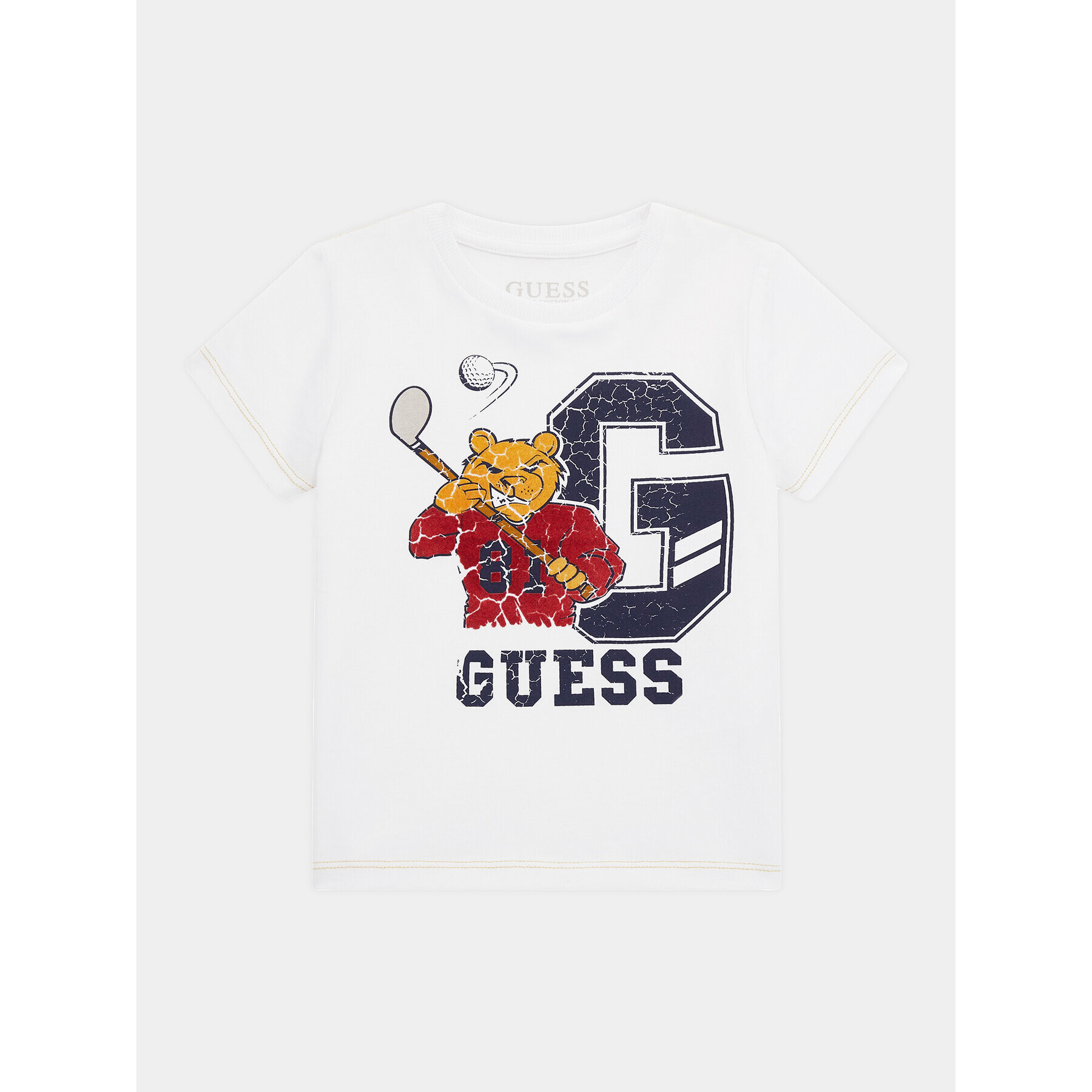 Guess Тишърт N4RI26 K8HM4 Бял Regular Fit - Pepit.bg