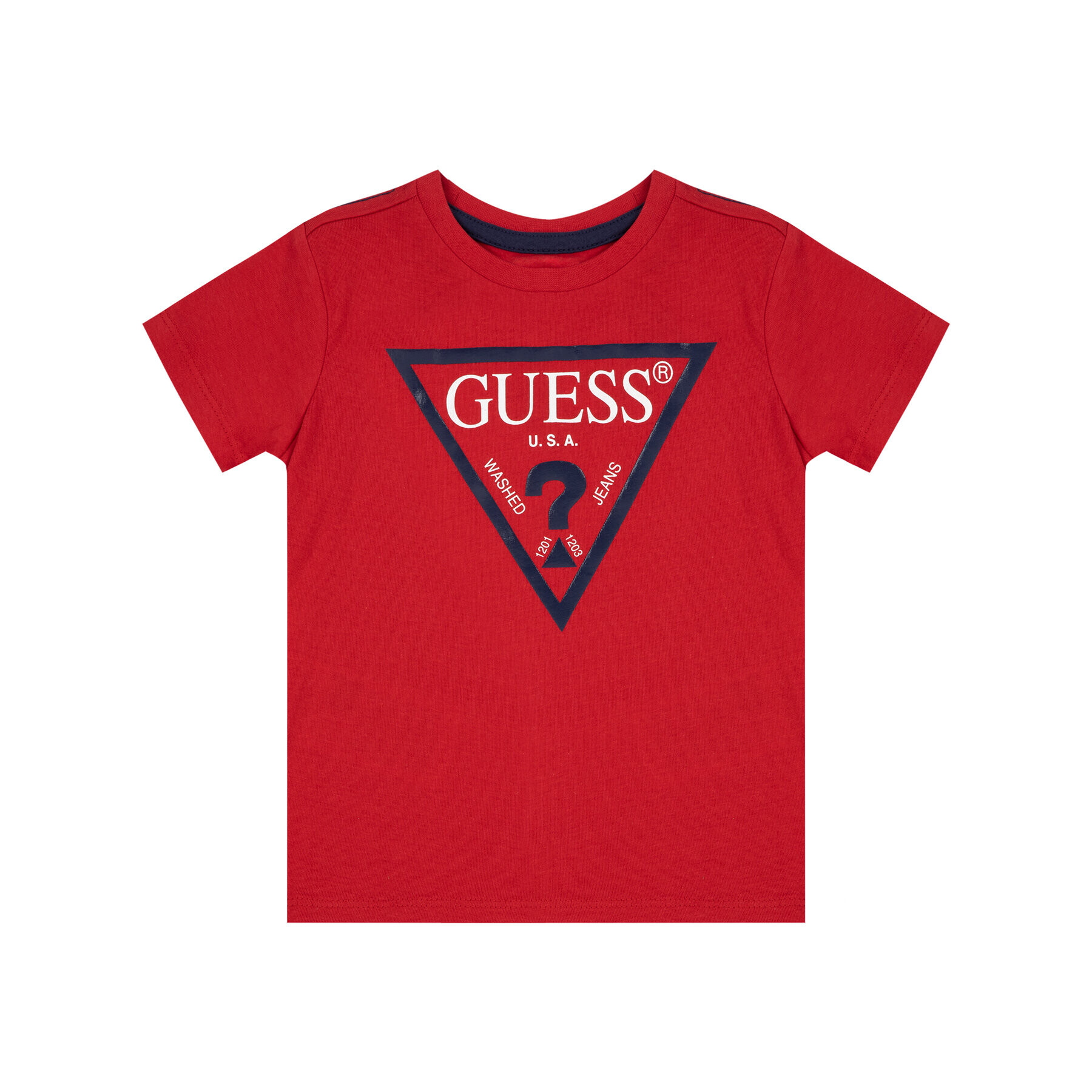 Guess Тишърт N73I55 K5M20 Червен Regular Fit - Pepit.bg