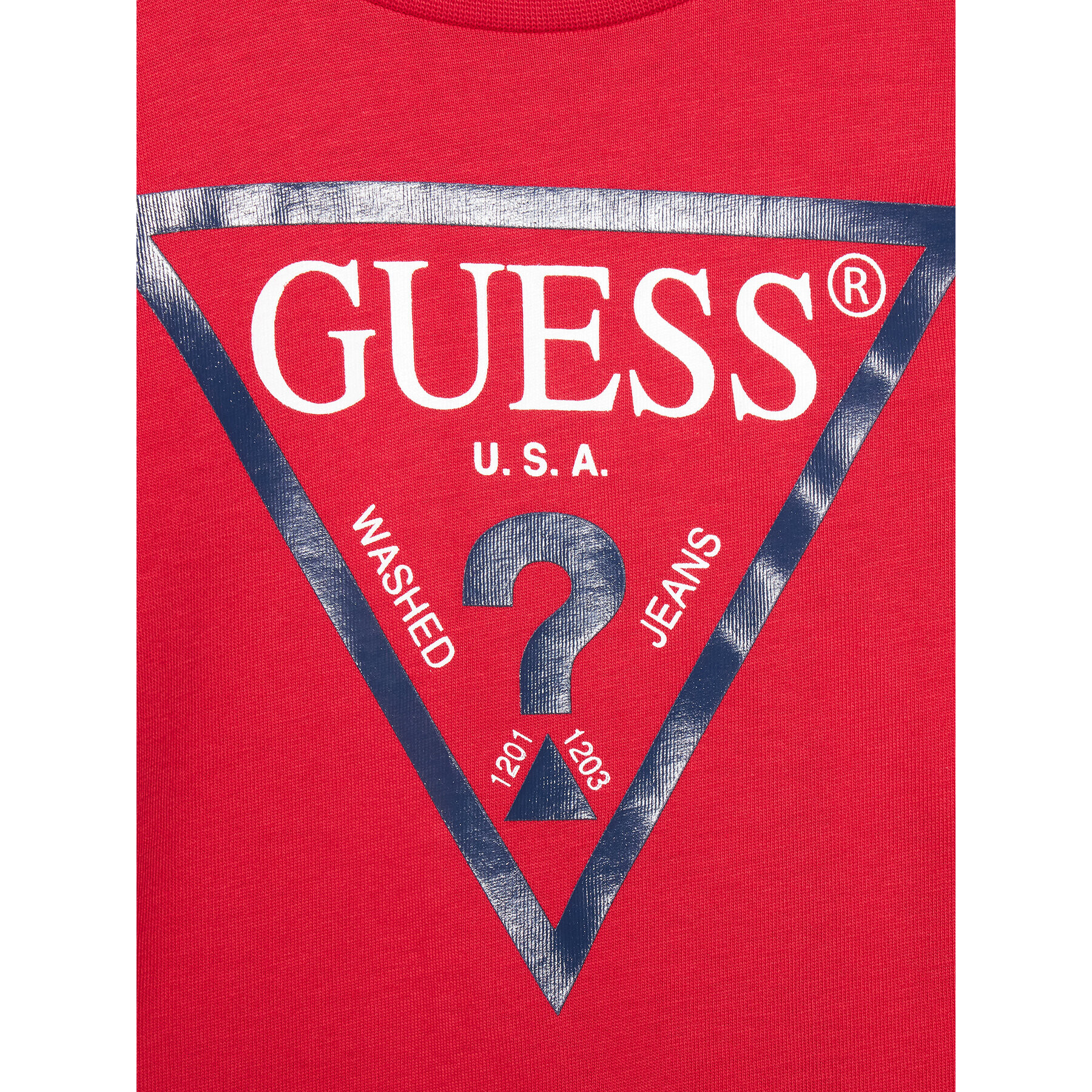 Guess Тишърт N73I55 K8HM0 Червен Regular Fit - Pepit.bg