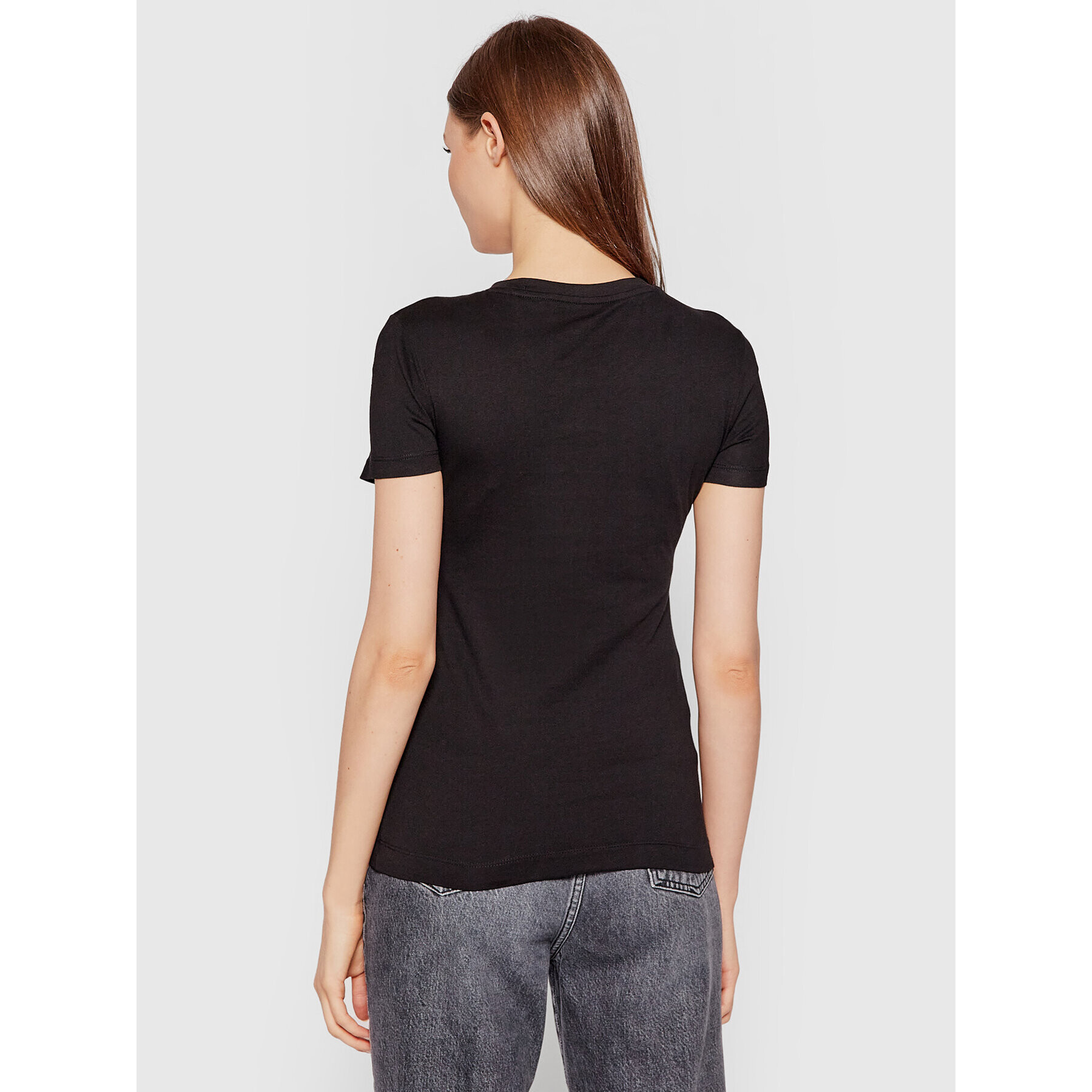 Guess Тишърт Nora W1YI98 JA911 Черен Slim Fit - Pepit.bg
