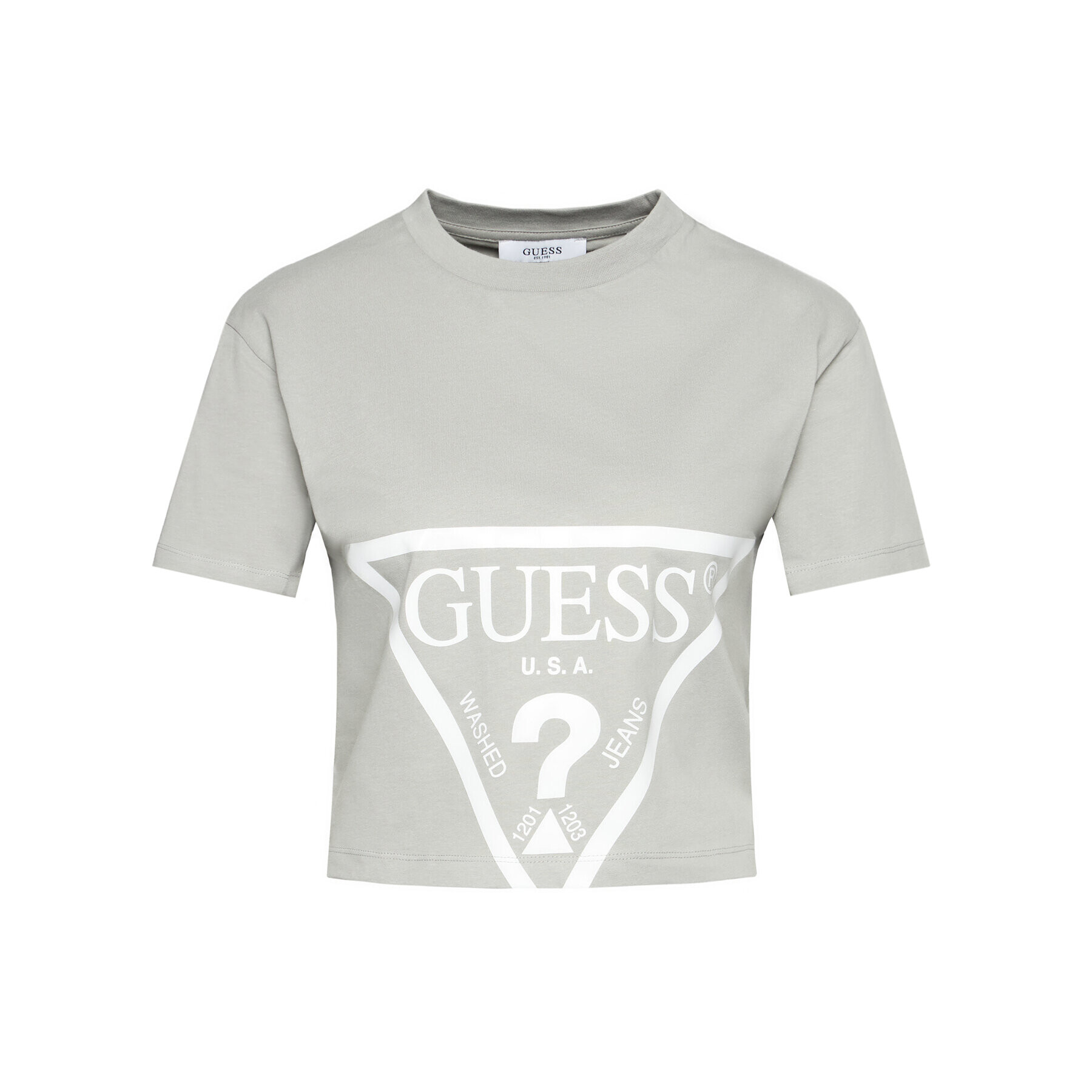 Guess Тишърт O1GA21 K8HM0 Сив Regular Fit - Pepit.bg