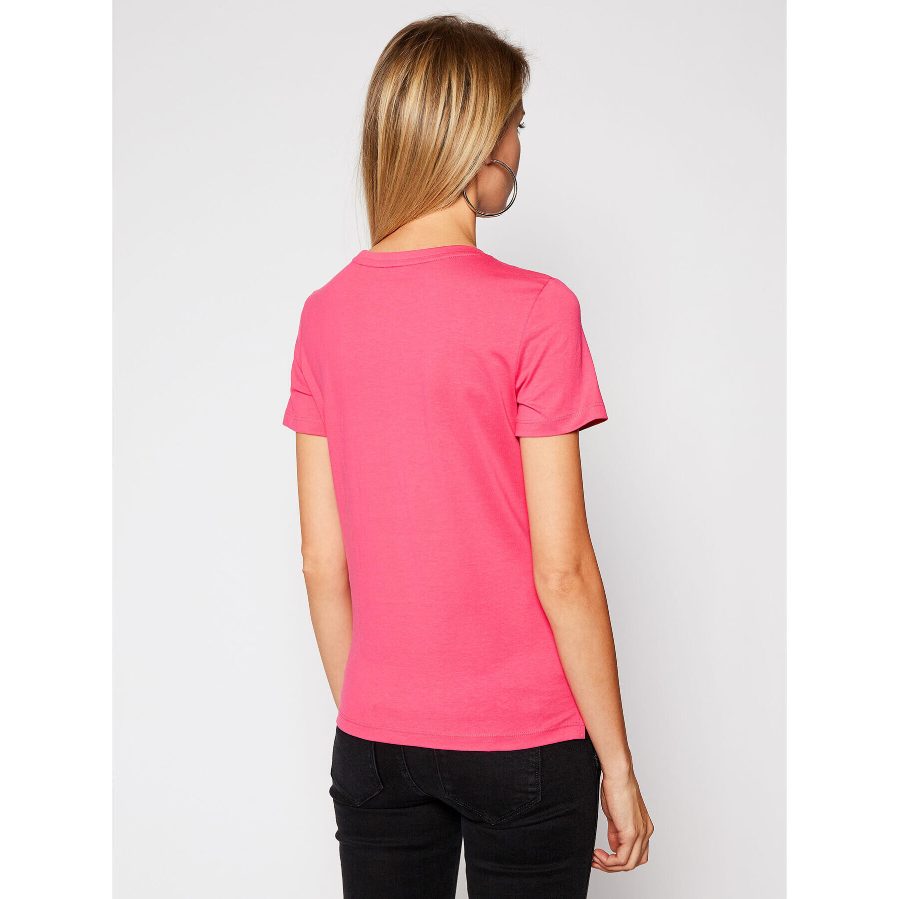 Guess Тишърт Original Tee W1RI00 I3Z11 Розов Regular Fit - Pepit.bg