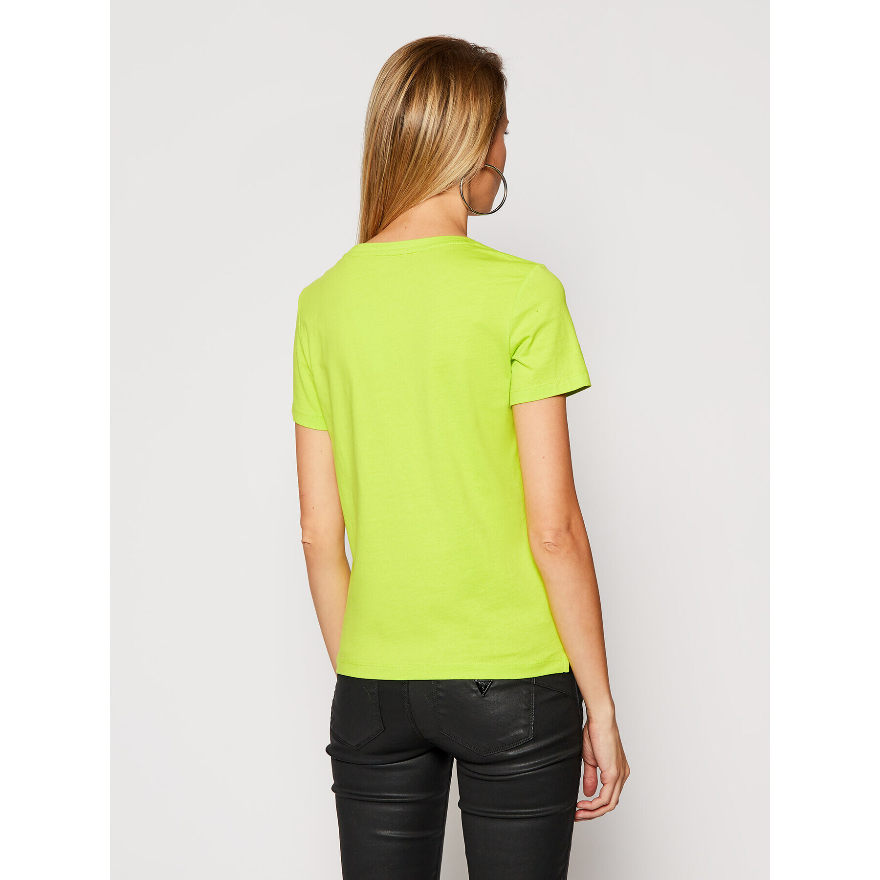 Guess Тишърт Original Tee W1RI00 I3Z11 Зелен Regular Fit - Pepit.bg
