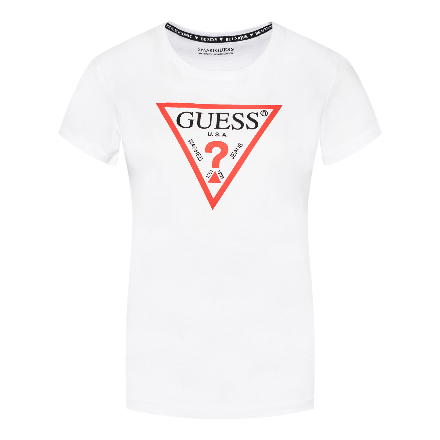 Guess Тишърт Original W1YI1B I3Z11 Бял Boxy Fit - Pepit.bg