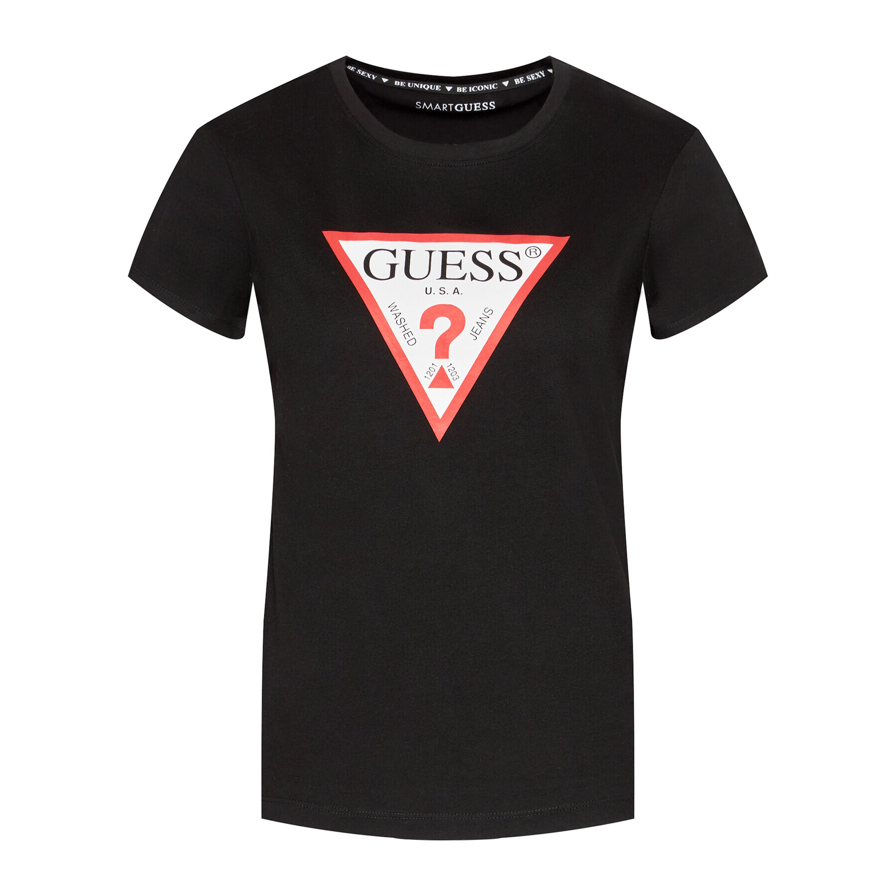 Guess Тишърт Original W1YI1B I3Z11 Черен Boxy Fit - Pepit.bg