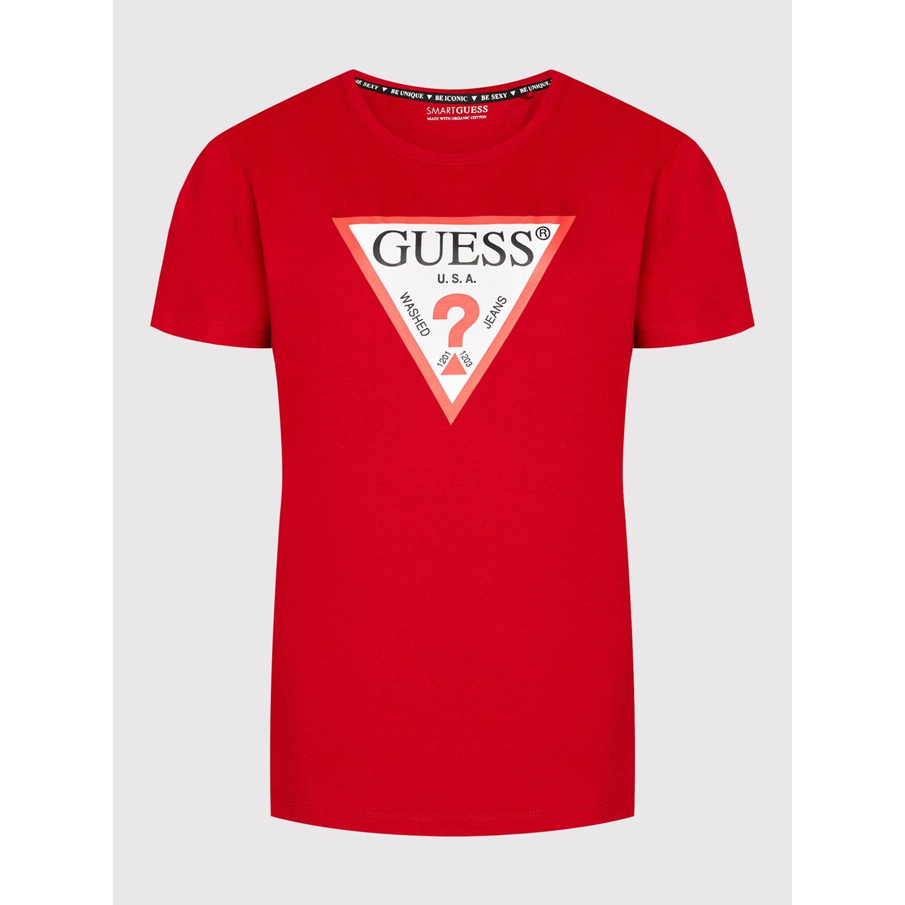 Guess Тишърт Original W1YI1B I3Z11 Червен Boxy Fit - Pepit.bg