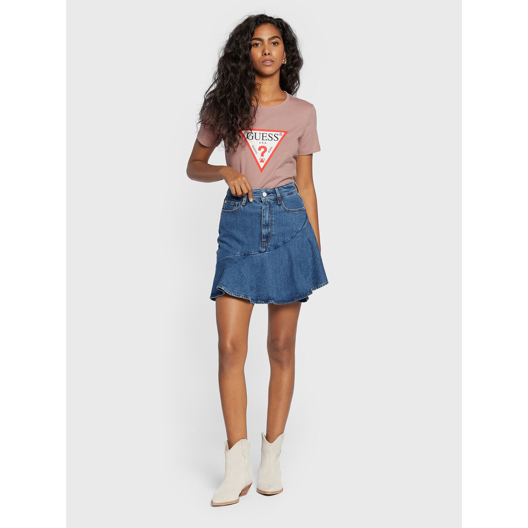 Guess Тишърт Original W1YI1B I3Z11 Розов Regular Fit - Pepit.bg