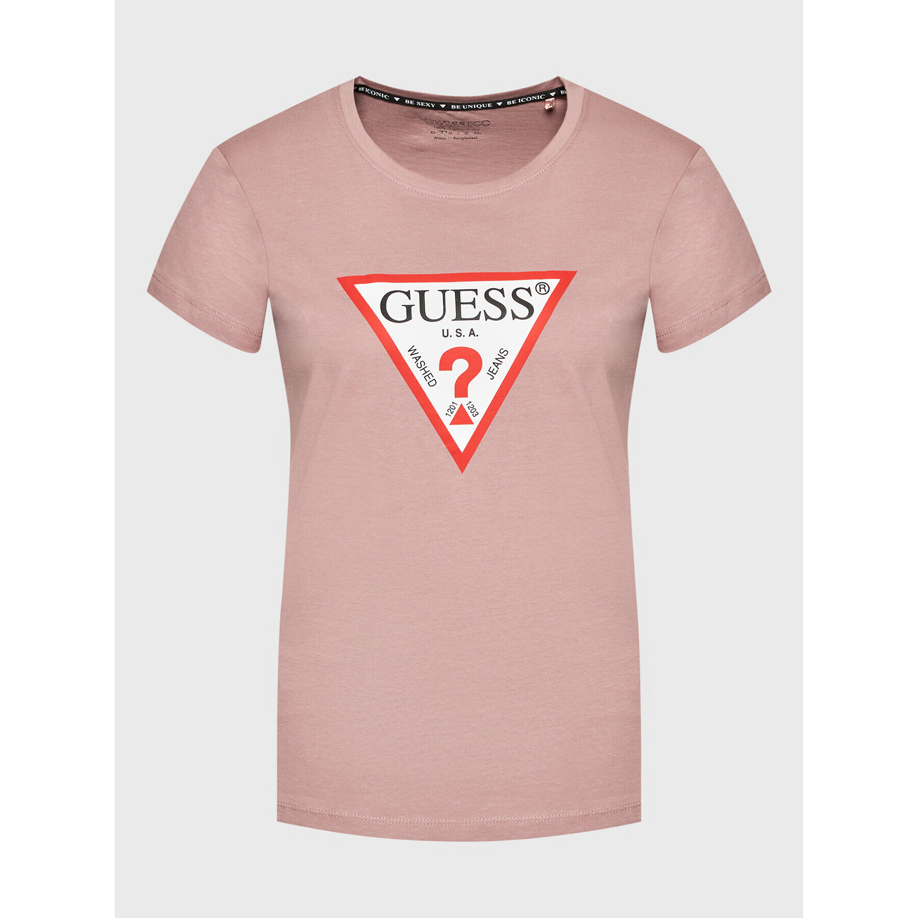 Guess Тишърт Original W1YI1B I3Z11 Розов Regular Fit - Pepit.bg
