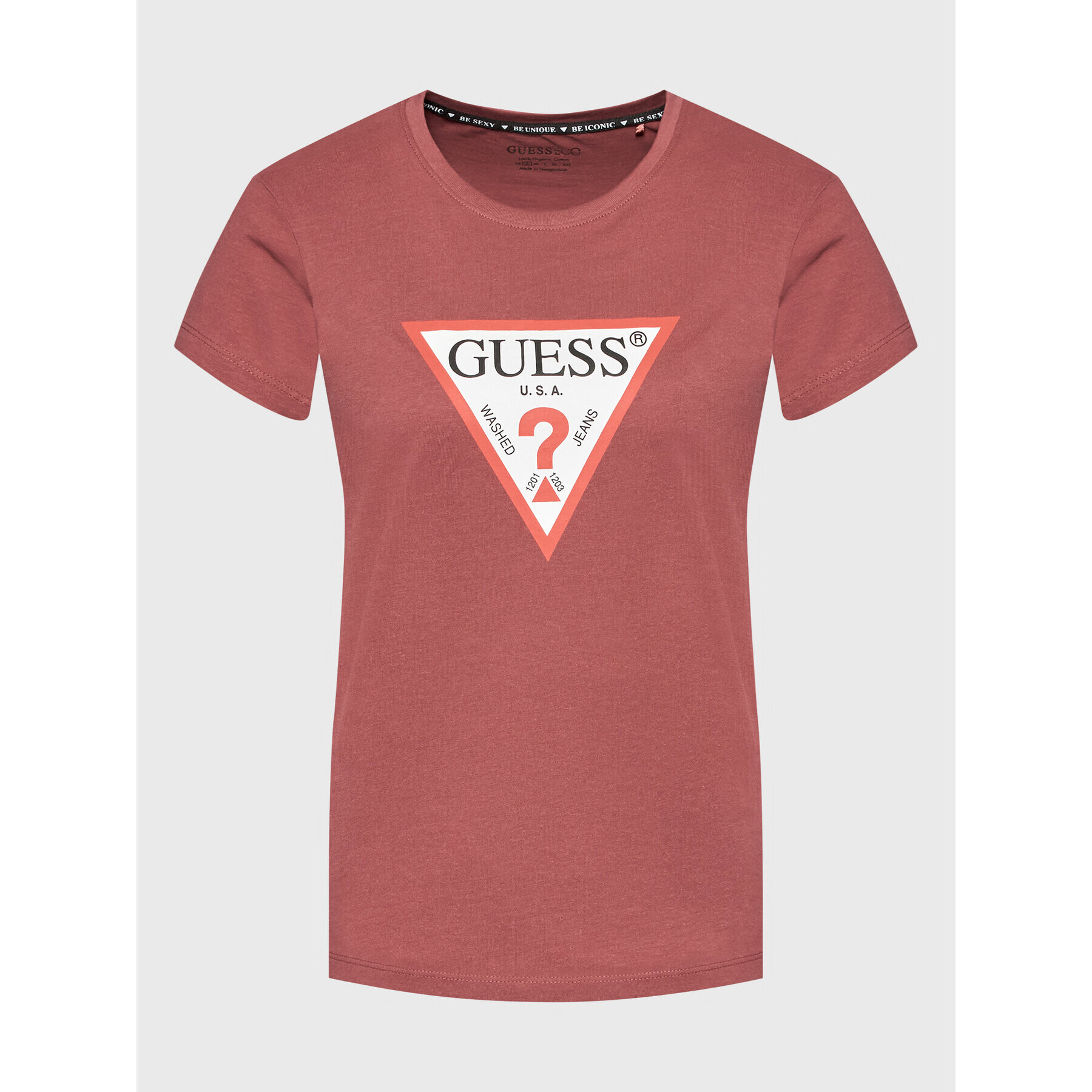 Guess Тишърт Original W1YI1B I3Z11 Розов Regular Fit - Pepit.bg