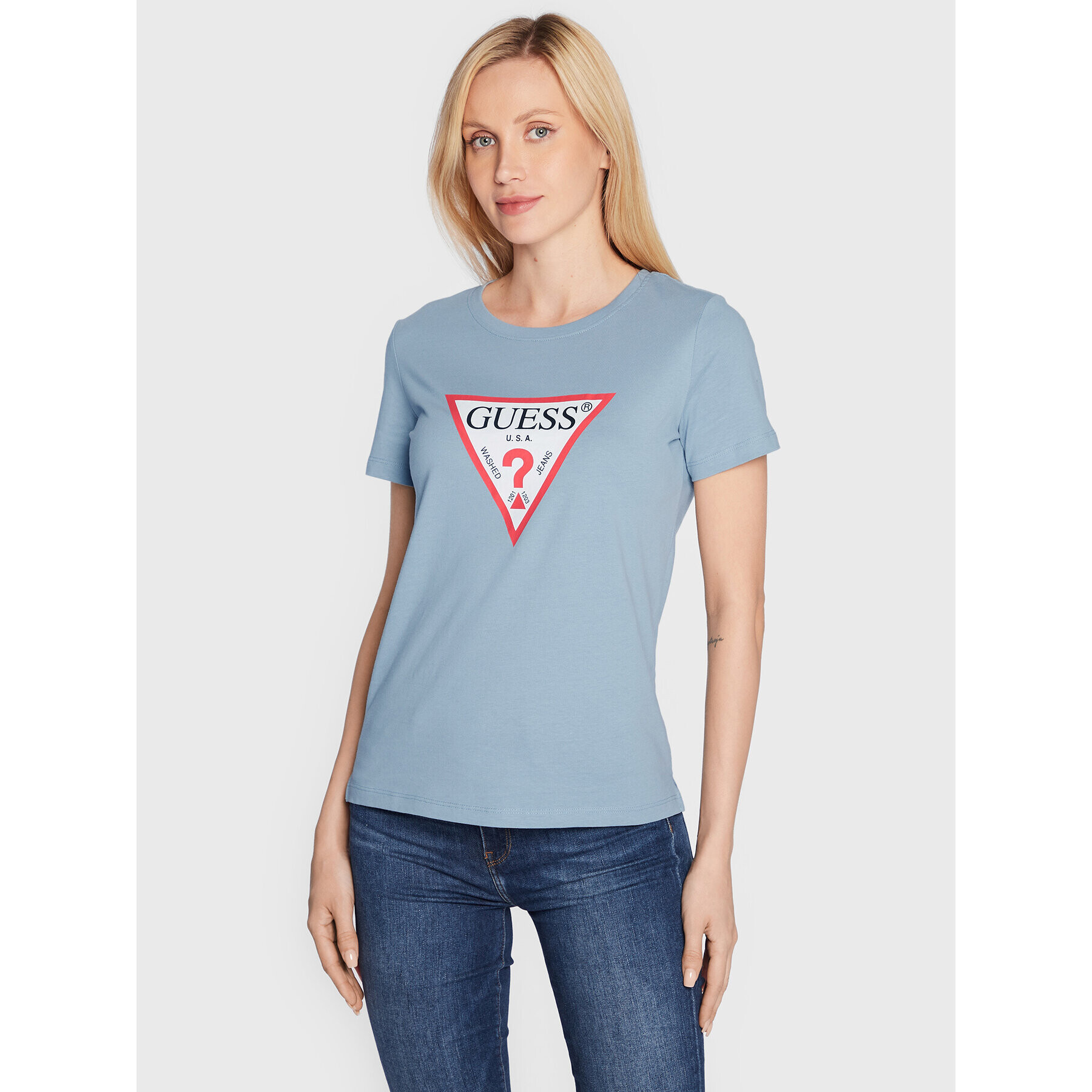 Guess Тишърт Original W1YI1B I3Z11 Син Regular Fit - Pepit.bg