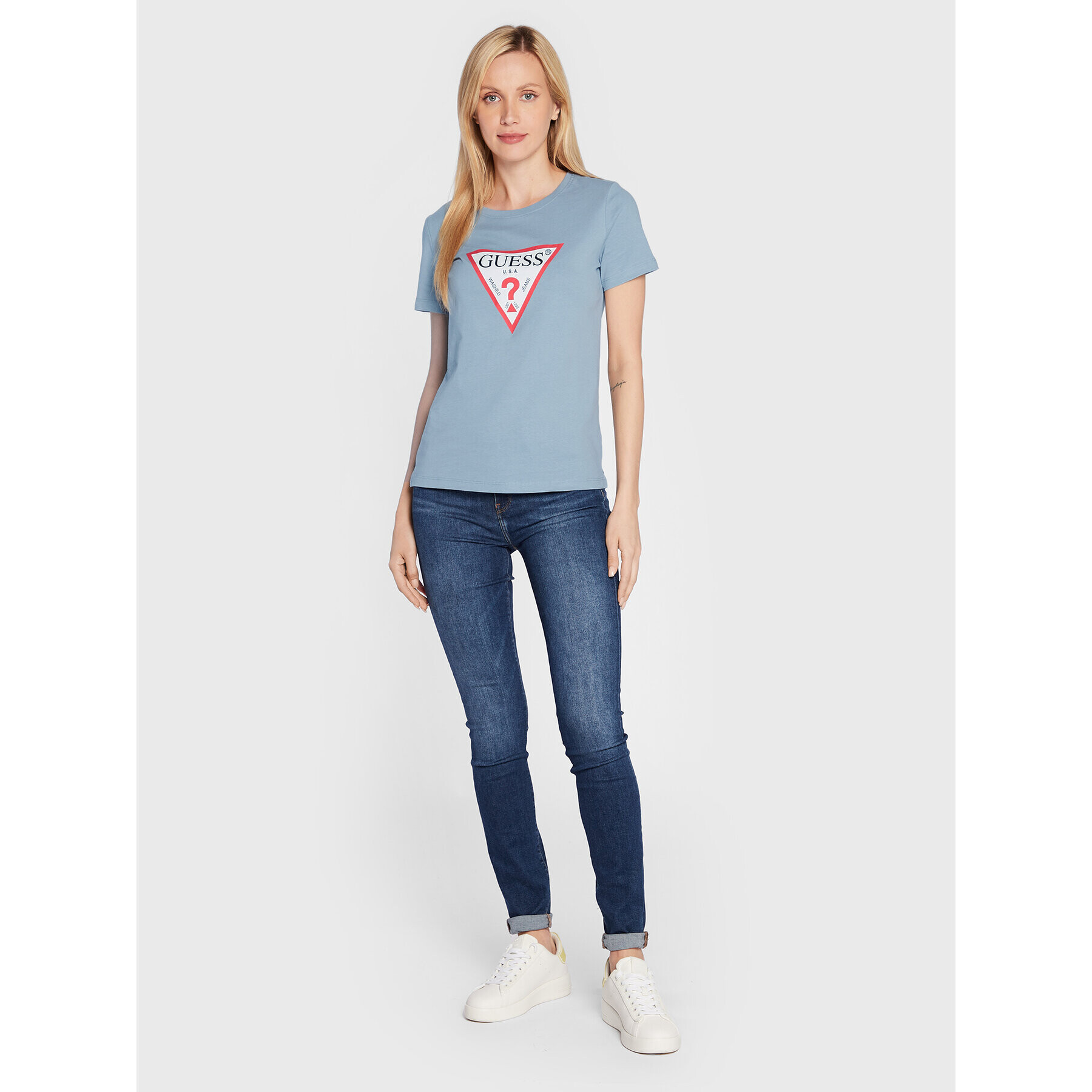 Guess Тишърт Original W1YI1B I3Z11 Син Regular Fit - Pepit.bg