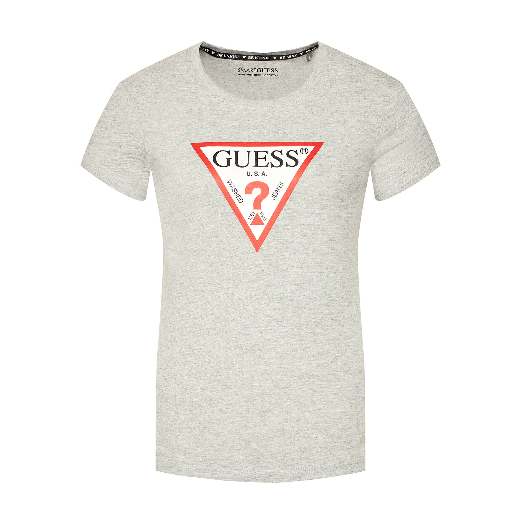Guess Тишърт Original W1YI1B I3Z11 Сив Boxy Fit - Pepit.bg