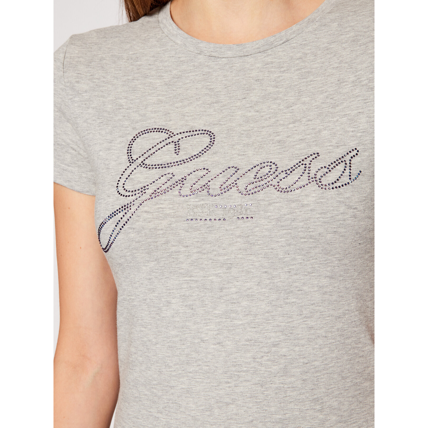 Guess Тишърт Selina W1YI85 J1311 Сив Slim Fit - Pepit.bg