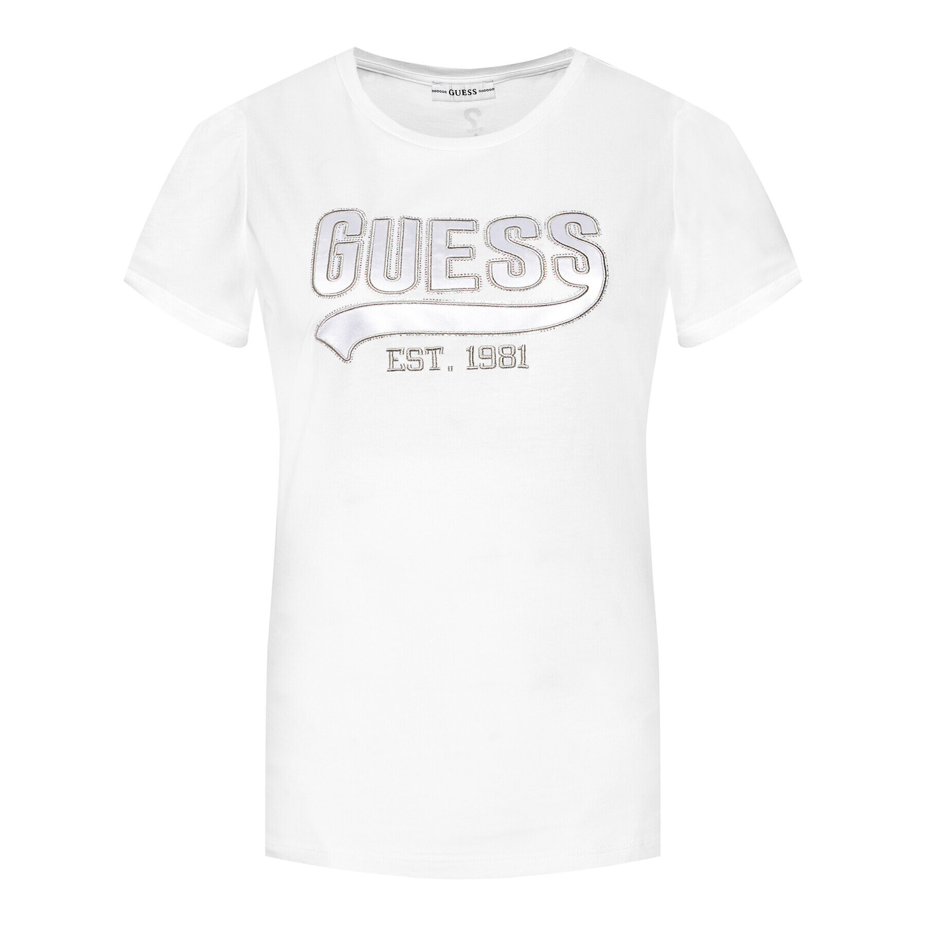 Guess Тишърт Ss Cn Marisol W1GI0H K46D0 Бял Regular Fit - Pepit.bg