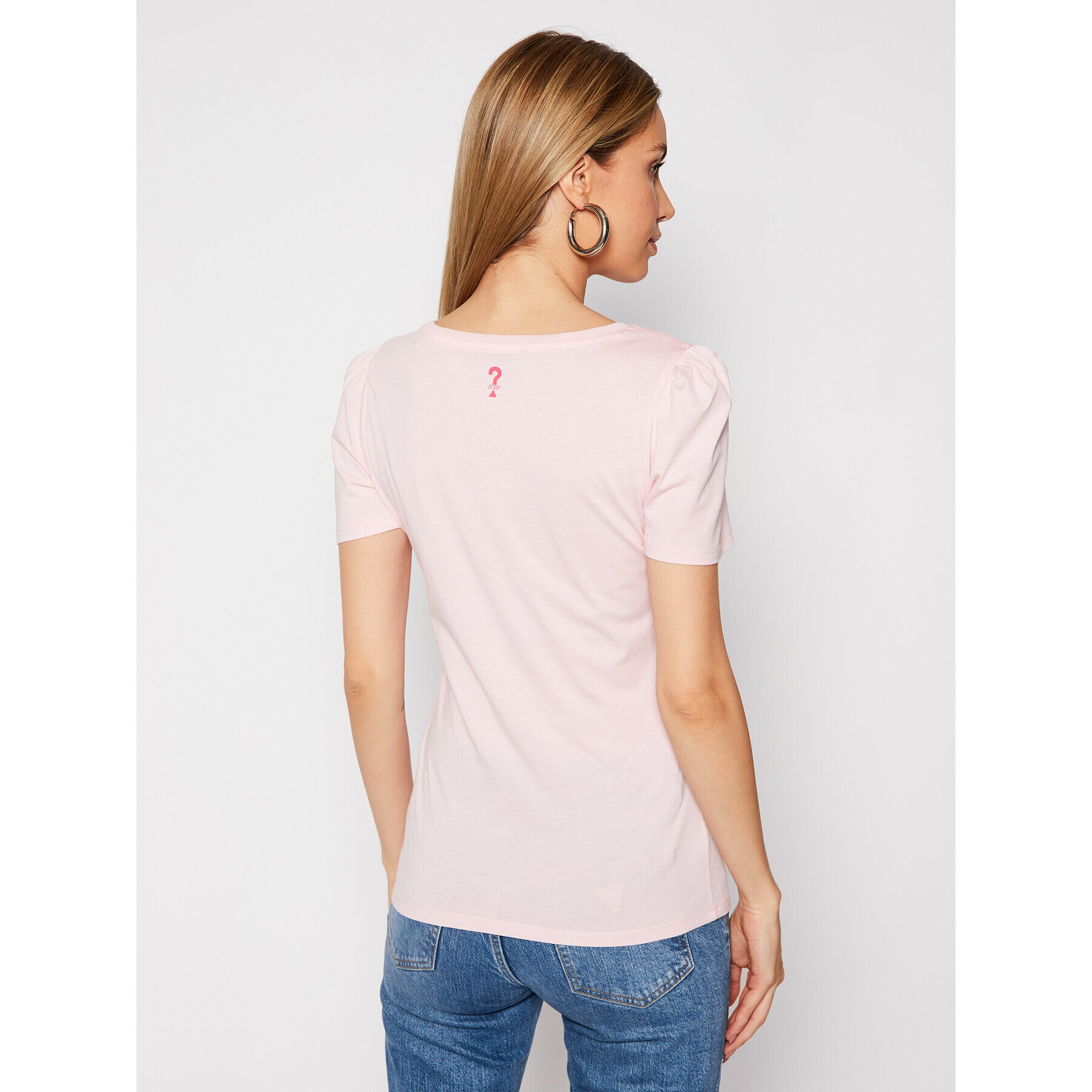 Guess Тишърт Ss Cn Marisol W1GI0H K46D0 Розов Regular Fit - Pepit.bg