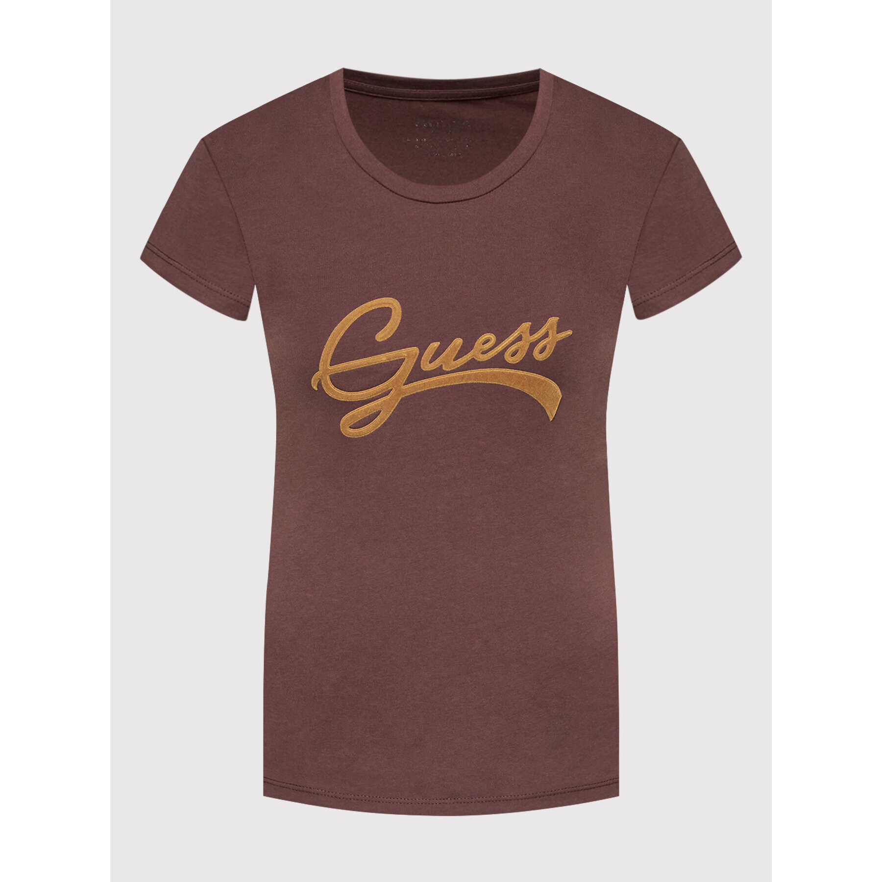 Guess Тишърт Tinca W2BI66 J1311 Кафяв Regular Fit - Pepit.bg