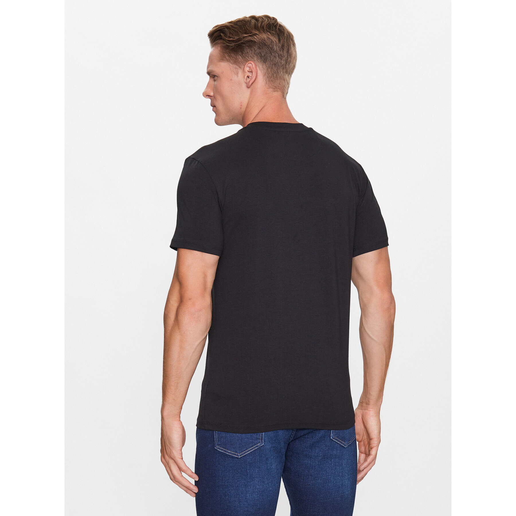 Guess Тишърт U3YI00 K6YW0 Черен Regular Fit - Pepit.bg