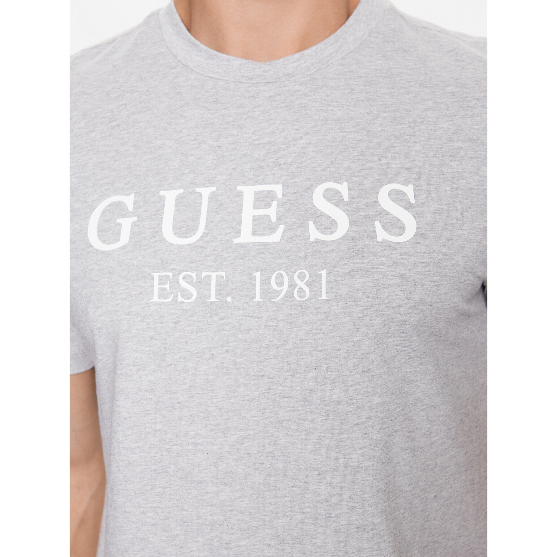 Guess Тишърт U3YI00 K6YW0 Сив Regular Fit - Pepit.bg