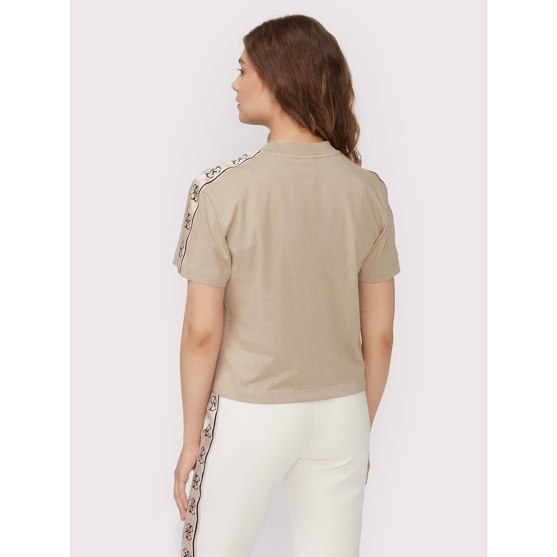 Guess Тишърт V2BI05 I3Z14 Бежов Relaxed Fit - Pepit.bg