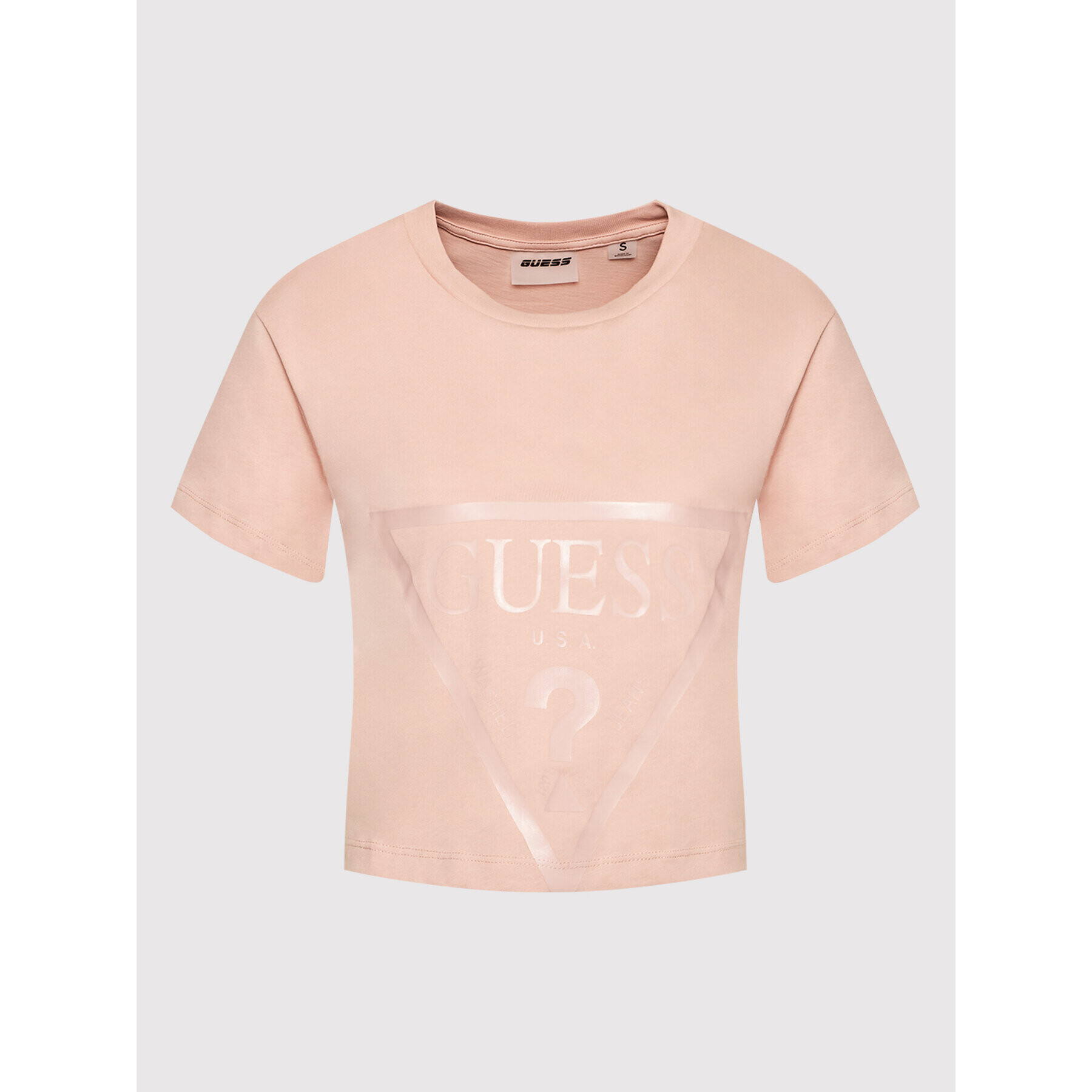 Guess Тишърт V2RI00 K8HM0 Розов Relaxed Fit - Pepit.bg