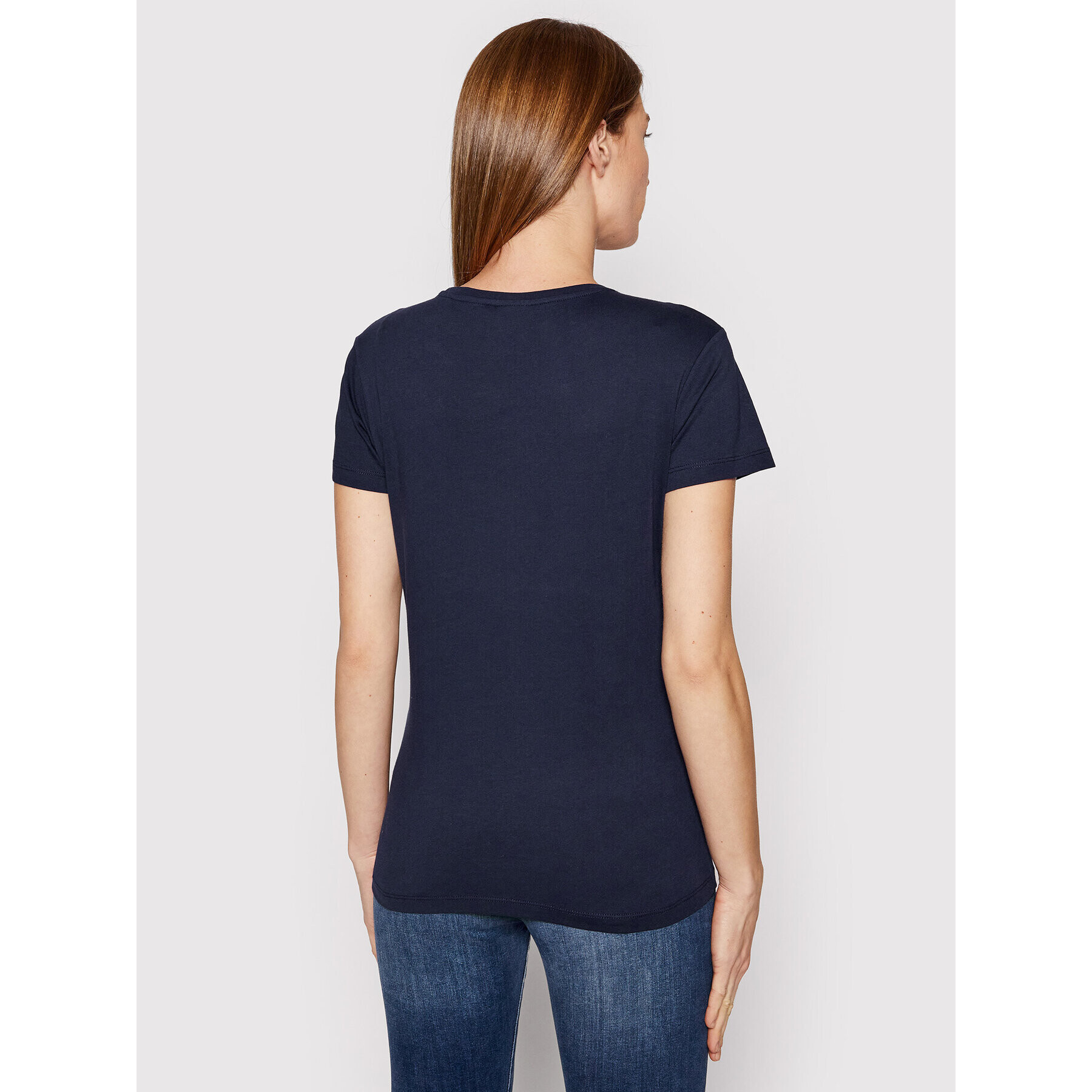 Guess Тишърт V2RI08 K8HM0 Тъмносин Regular Fit - Pepit.bg