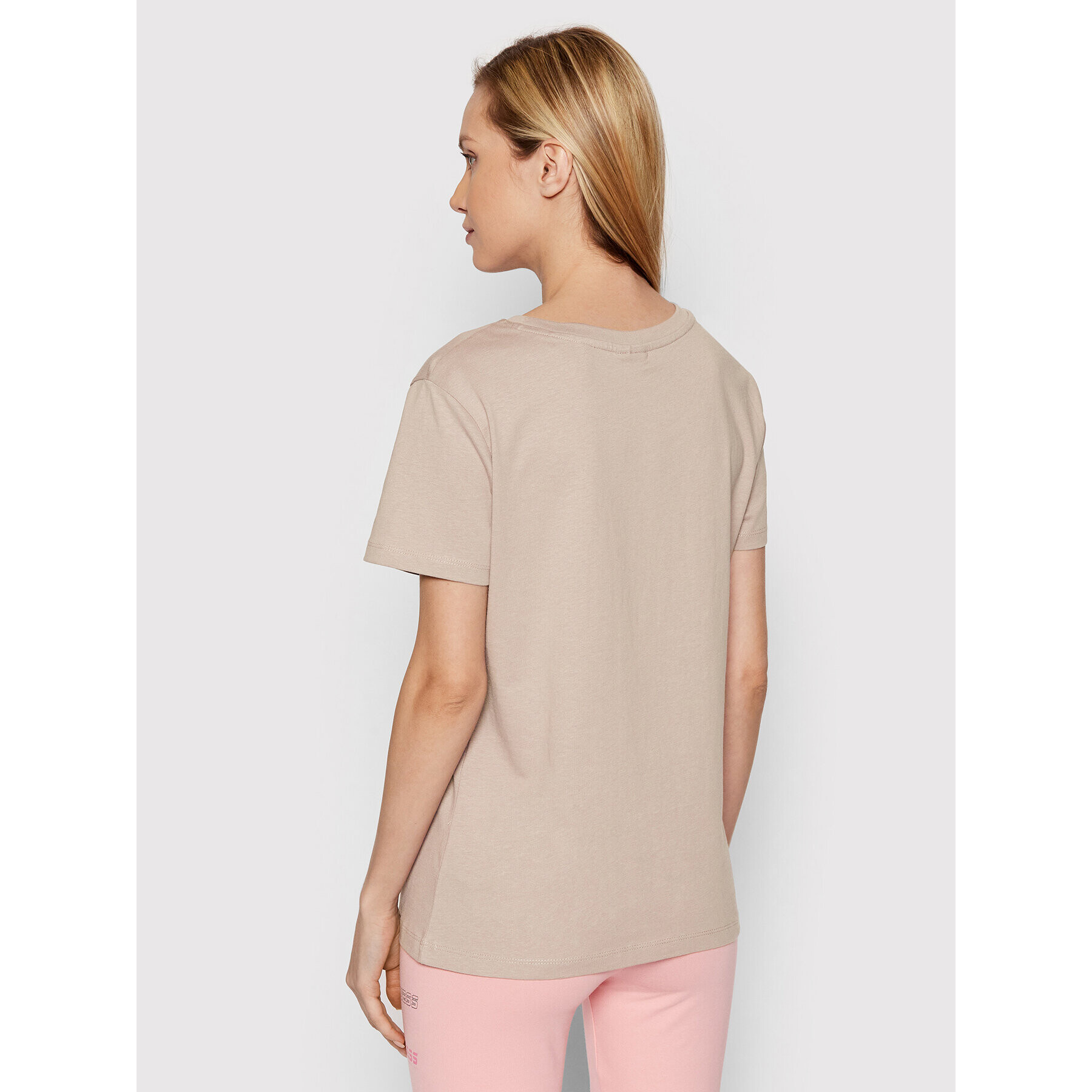 Guess Тишърт V2RI11 I3Z11 Бежов Regular Fit - Pepit.bg