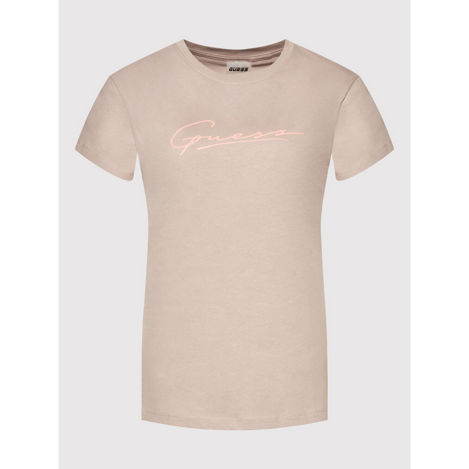Guess Тишърт V2RI11 I3Z11 Бежов Regular Fit - Pepit.bg