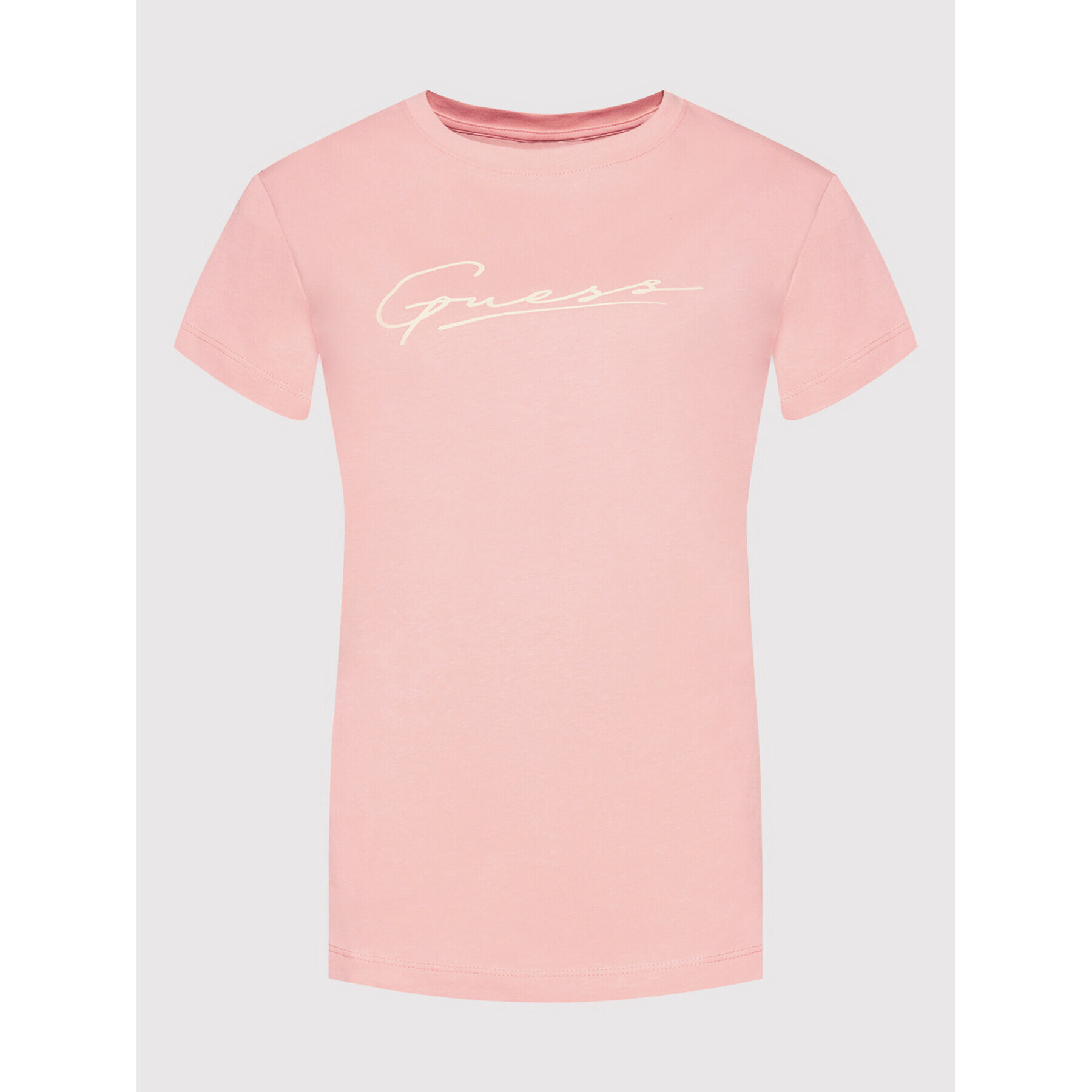 Guess Тишърт V2RI11 I3Z11 Розов Regular Fit - Pepit.bg