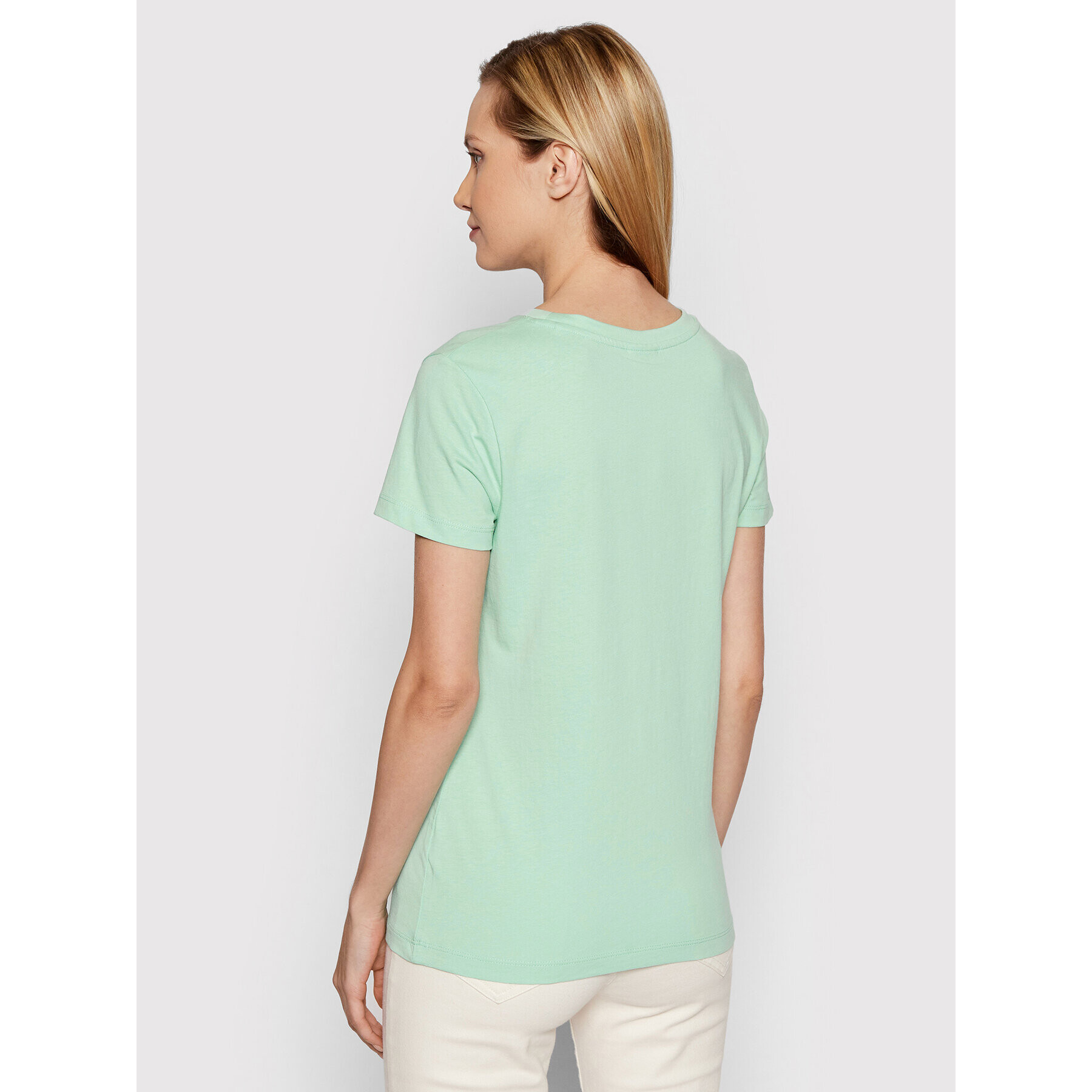 Guess Тишърт V2RI11 I3Z11 Зелен Regular Fit - Pepit.bg