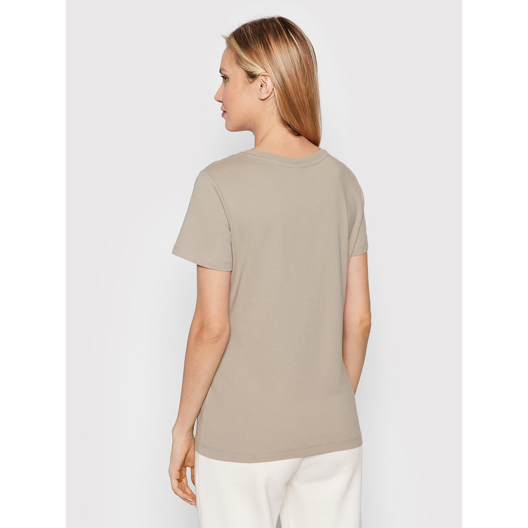 Guess Тишърт V2RI13 K8HM0 Бежов Regular Fit - Pepit.bg