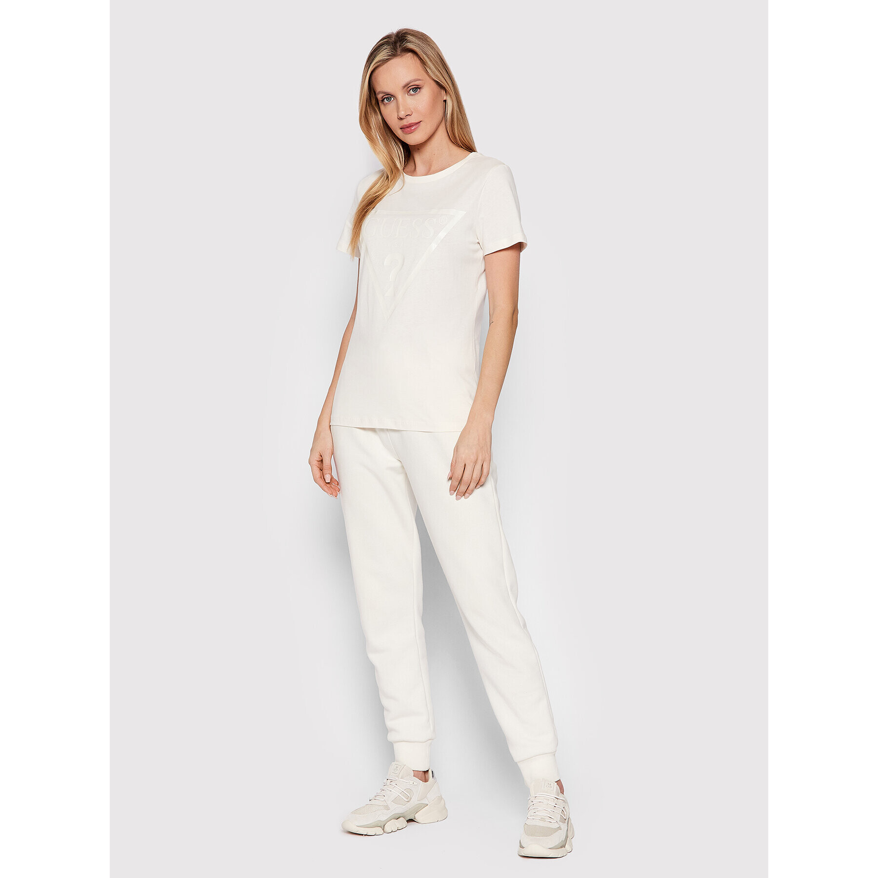 Guess Тишърт V2RI13 K8HM0 Бял Regular Fit - Pepit.bg
