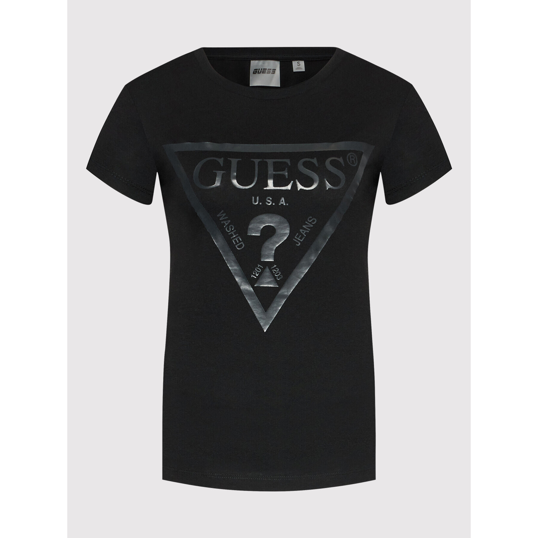 Guess Тишърт V2RI13 K8HM0 Черен Regular Fit - Pepit.bg