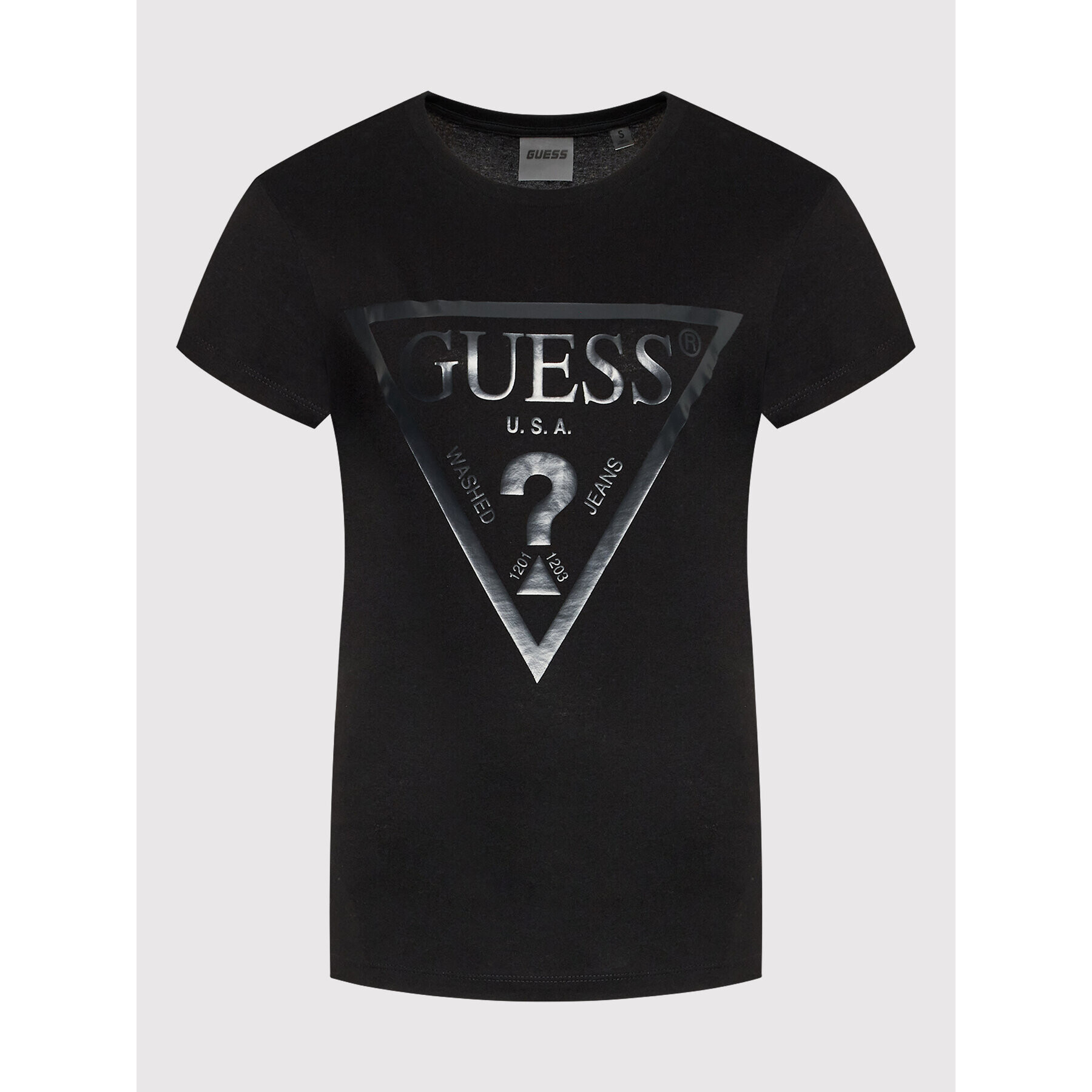 Guess Тишърт V2YI07 K8HM0 Черен Regular Fit - Pepit.bg
