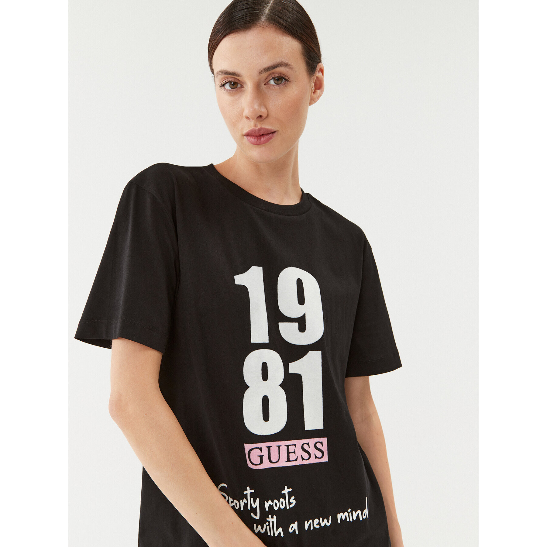 Guess Тишърт V3BI00 KA260 Черен Regular Fit - Pepit.bg